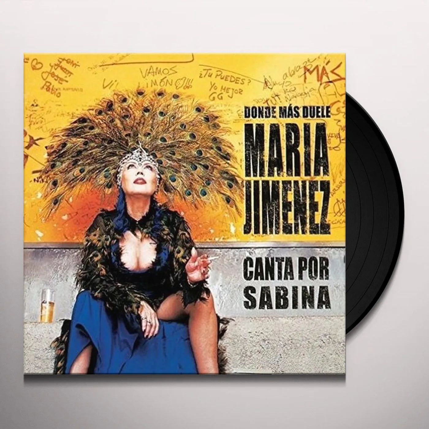 Maria Jimenez DONDE MAS DUELE (CANTA POR SABINA) Vinyl Record