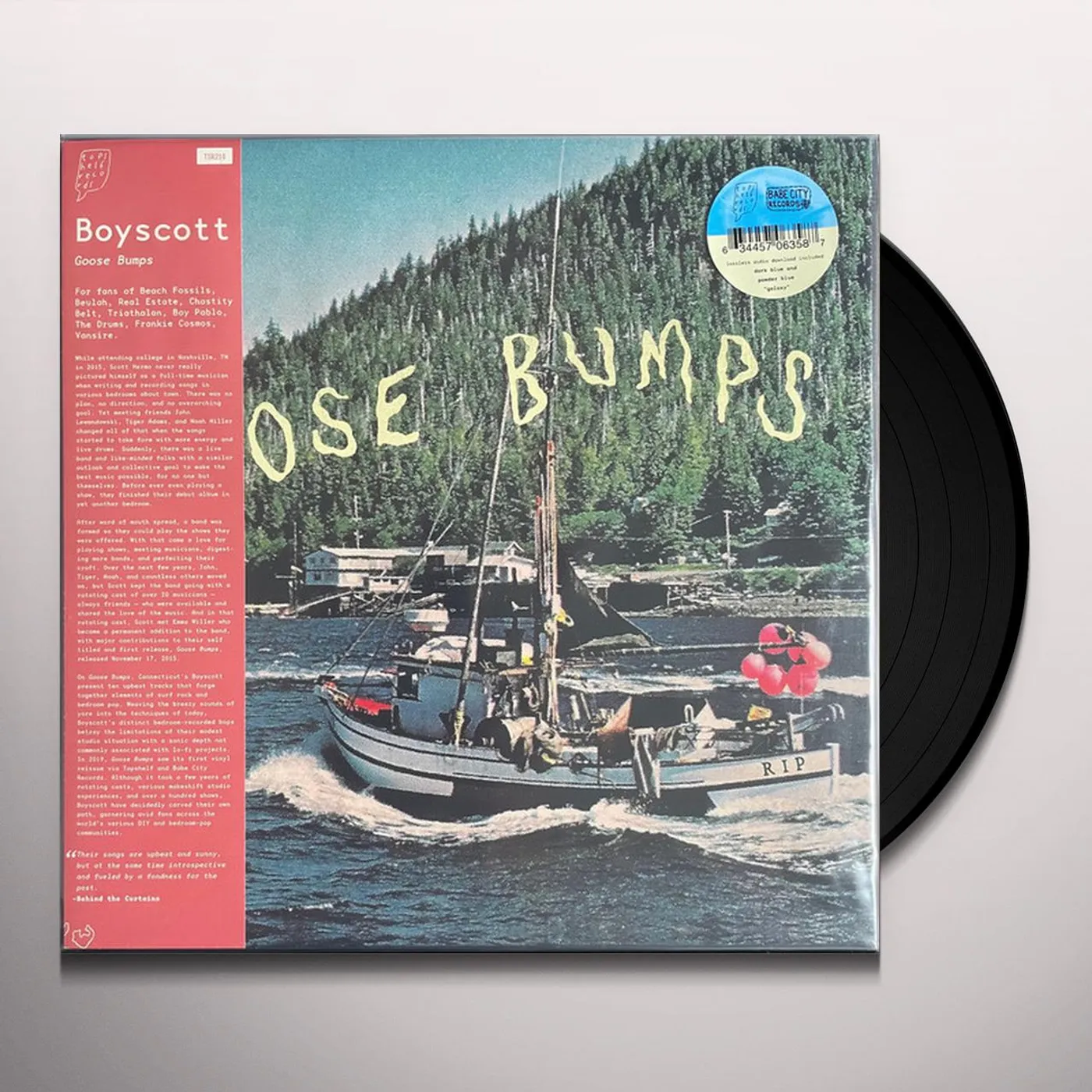 Boyscott GOOSE BUMPS (DARK BLUE & POWDER BLUE GALAXY VINYL) Vinyl Record