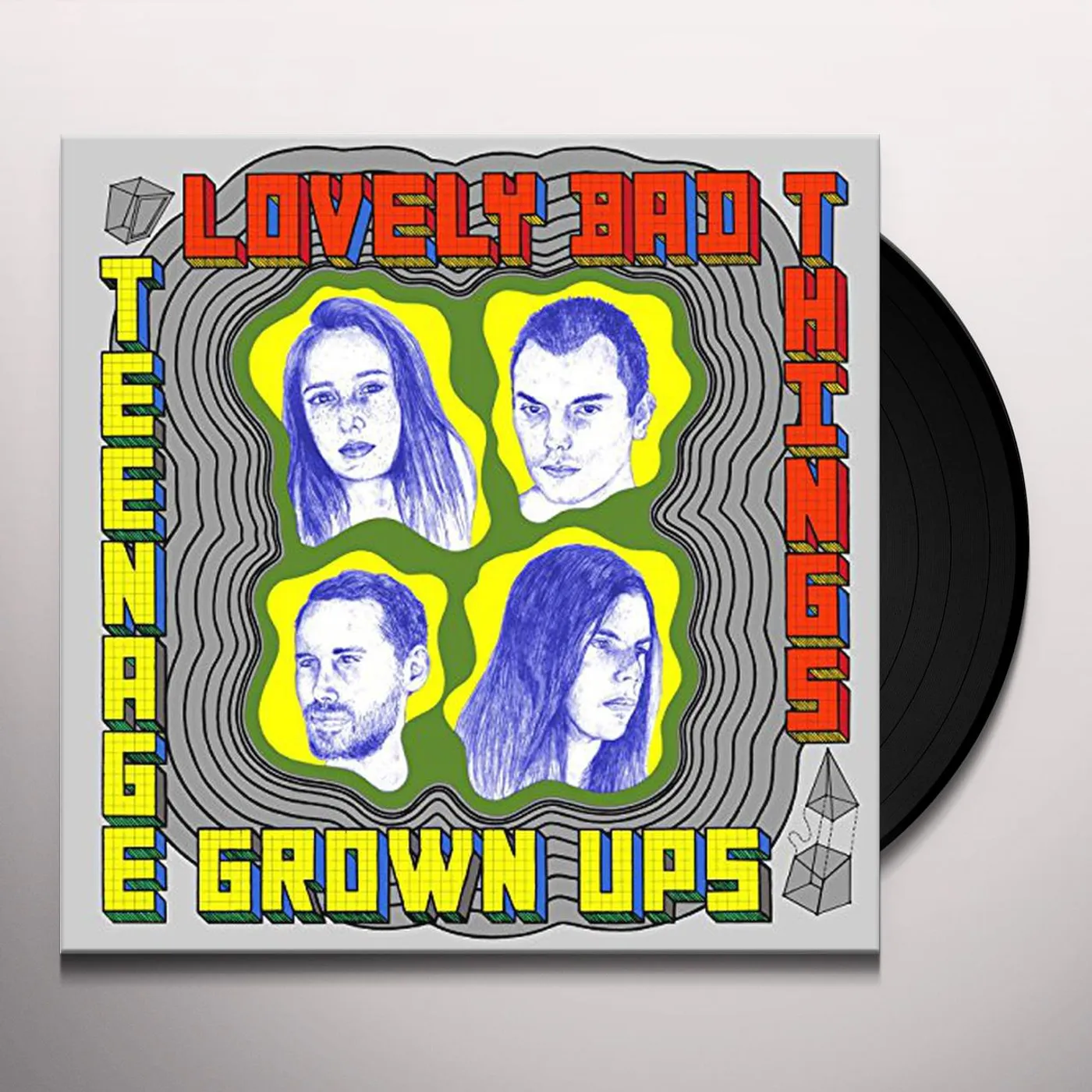 The Lovely Bad Things Teenage Grown Ups Vinyl Record