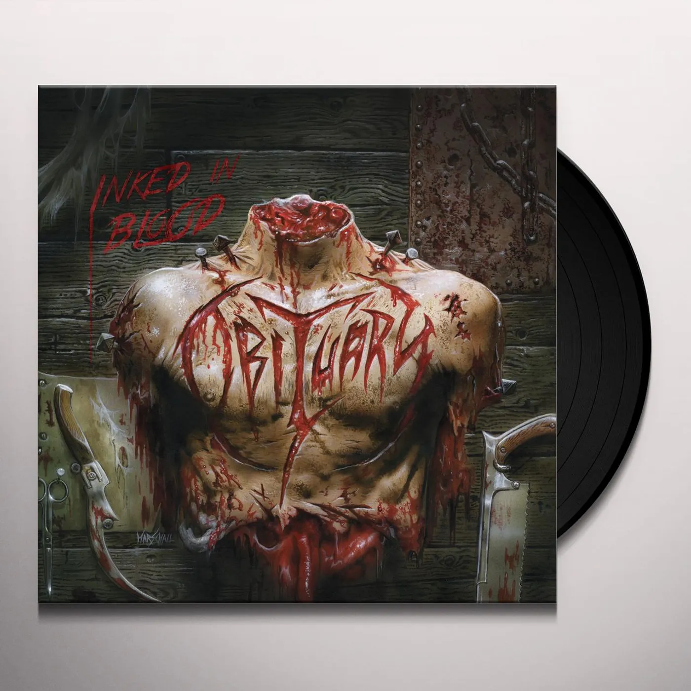 Obituary Inked In Blood Vinyl Record