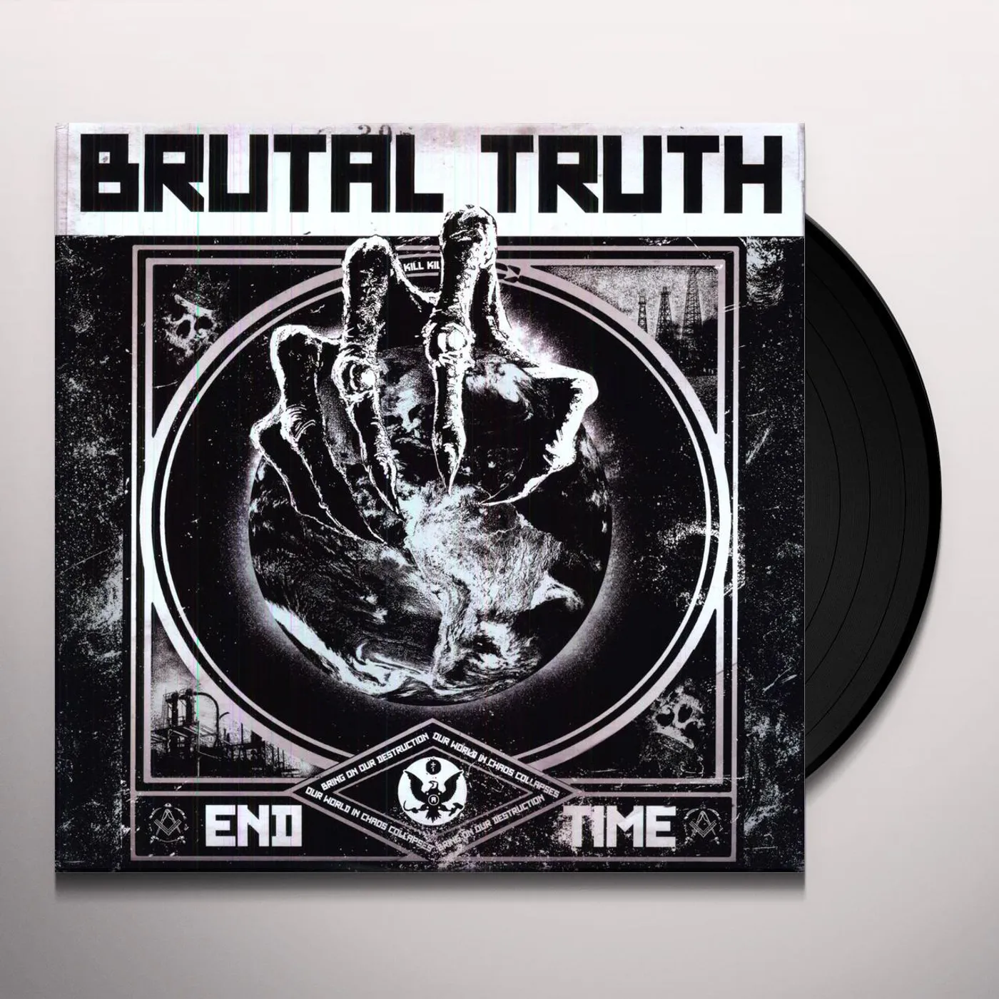 Brutal Truth END TIME Vinyl Record - Holland Release