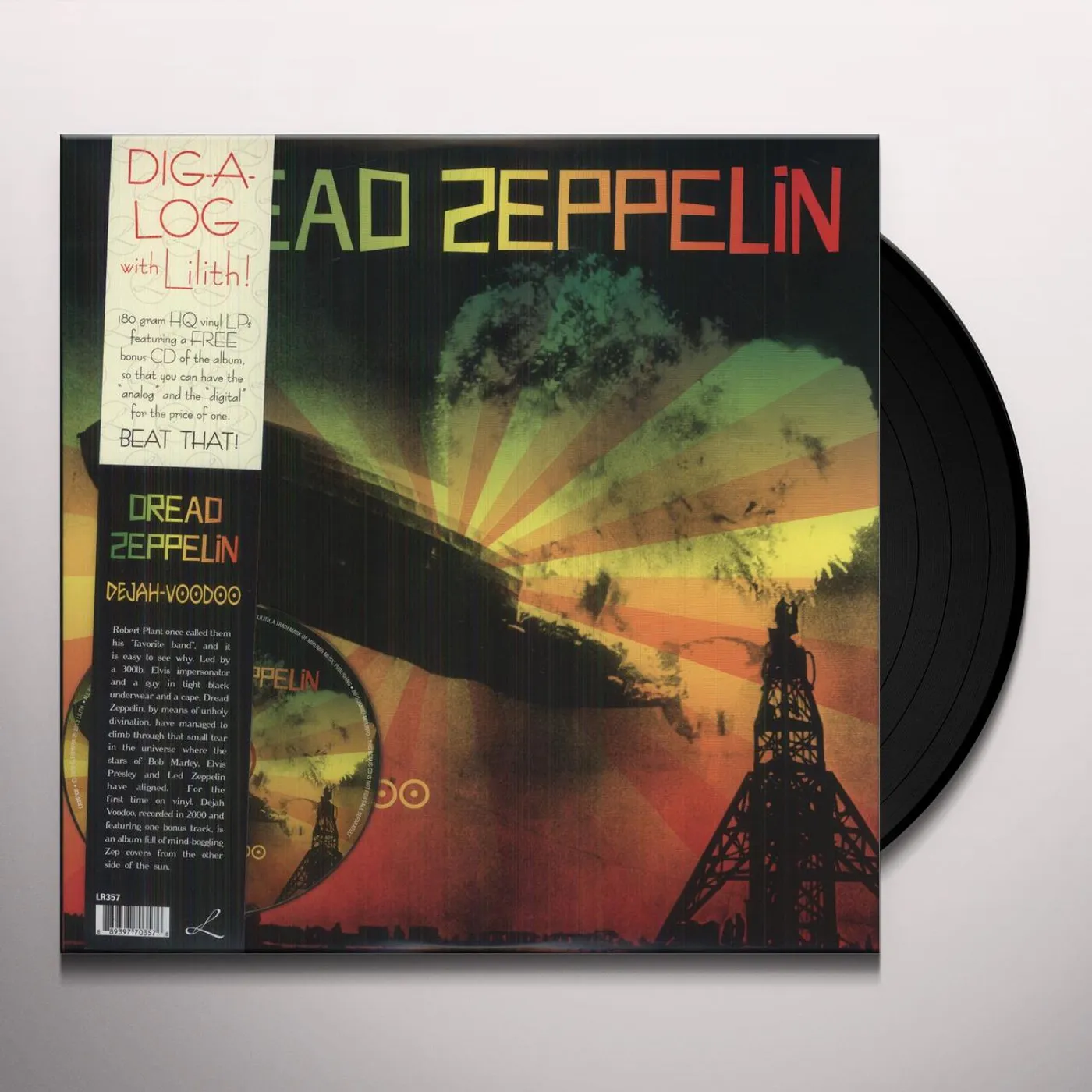 Dread Zeppelin DEJAH VOODOO Vinyl Record