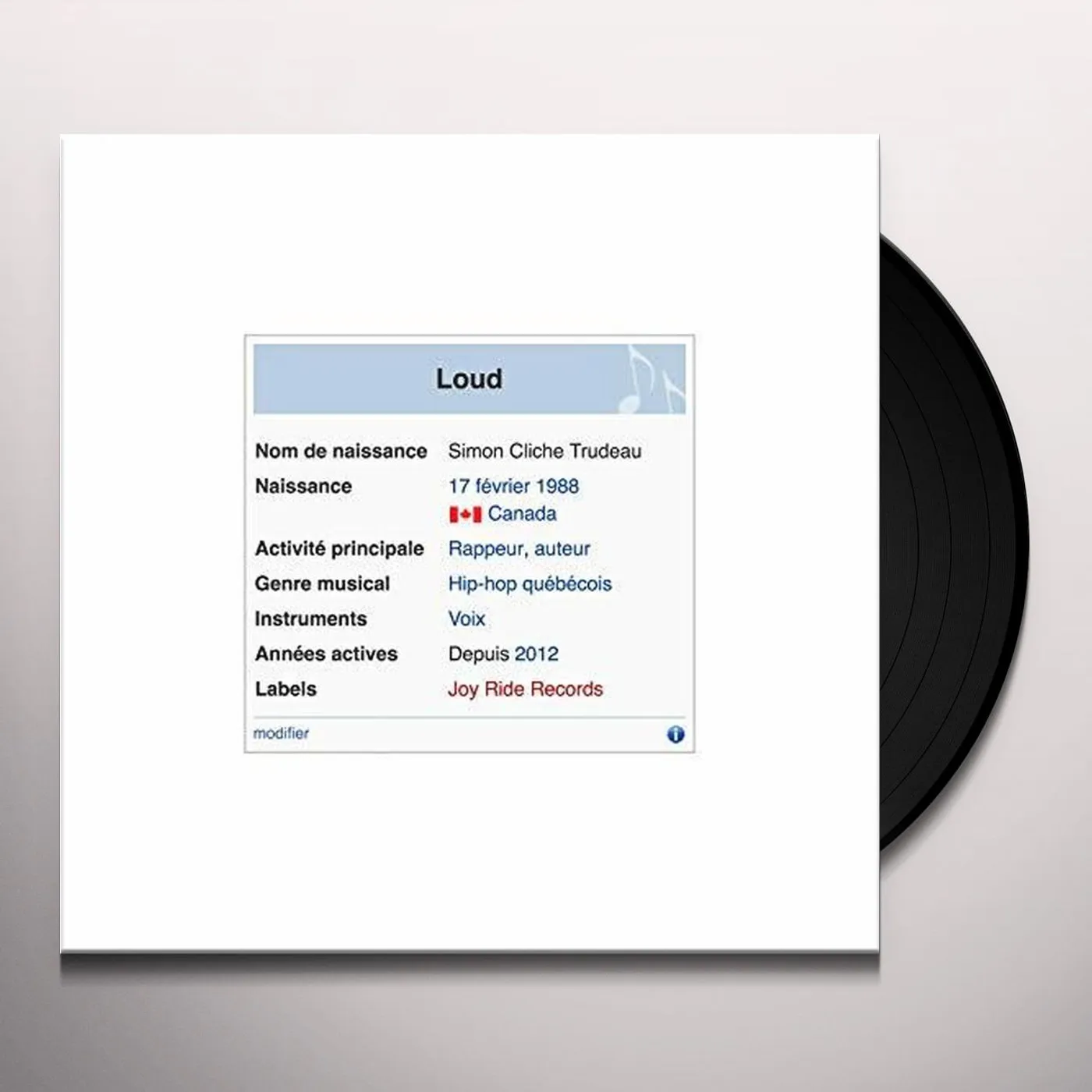 Loud TOUT CA POUR CA Vinyl Record