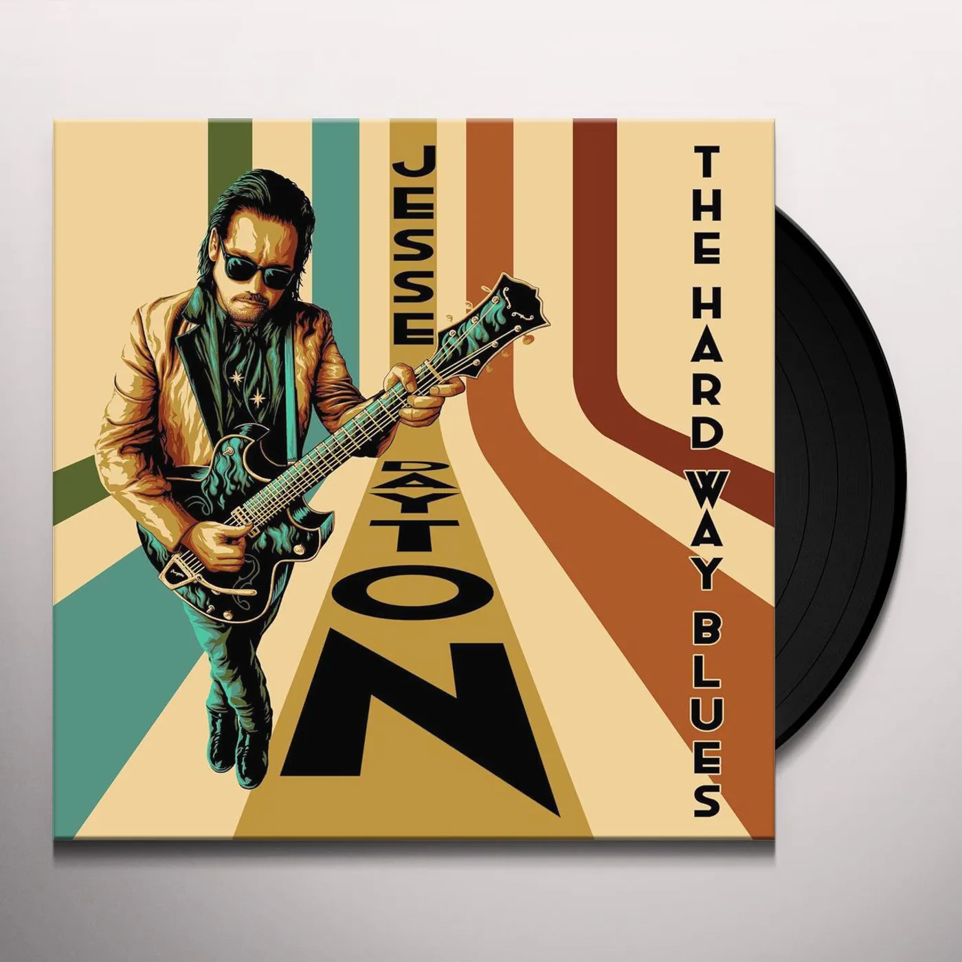 Jesse Dayton Hard Way Blues Vinyl Record