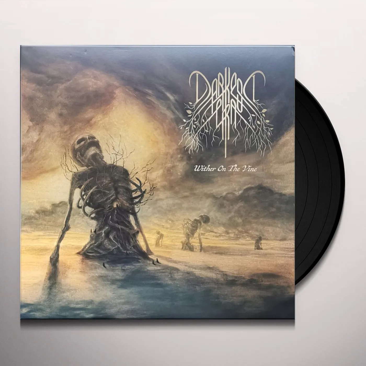 Darkest Era WITHER ON THE VINE (GOLD VINYL) Vinyl Record