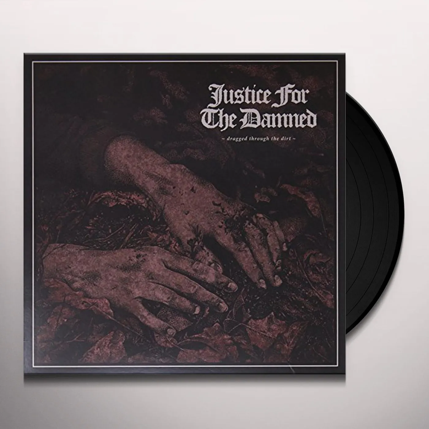 Justice For The Damned DRAGGED THROUGH THE DIRT (BABY PINK VINYL) Vinyl Record