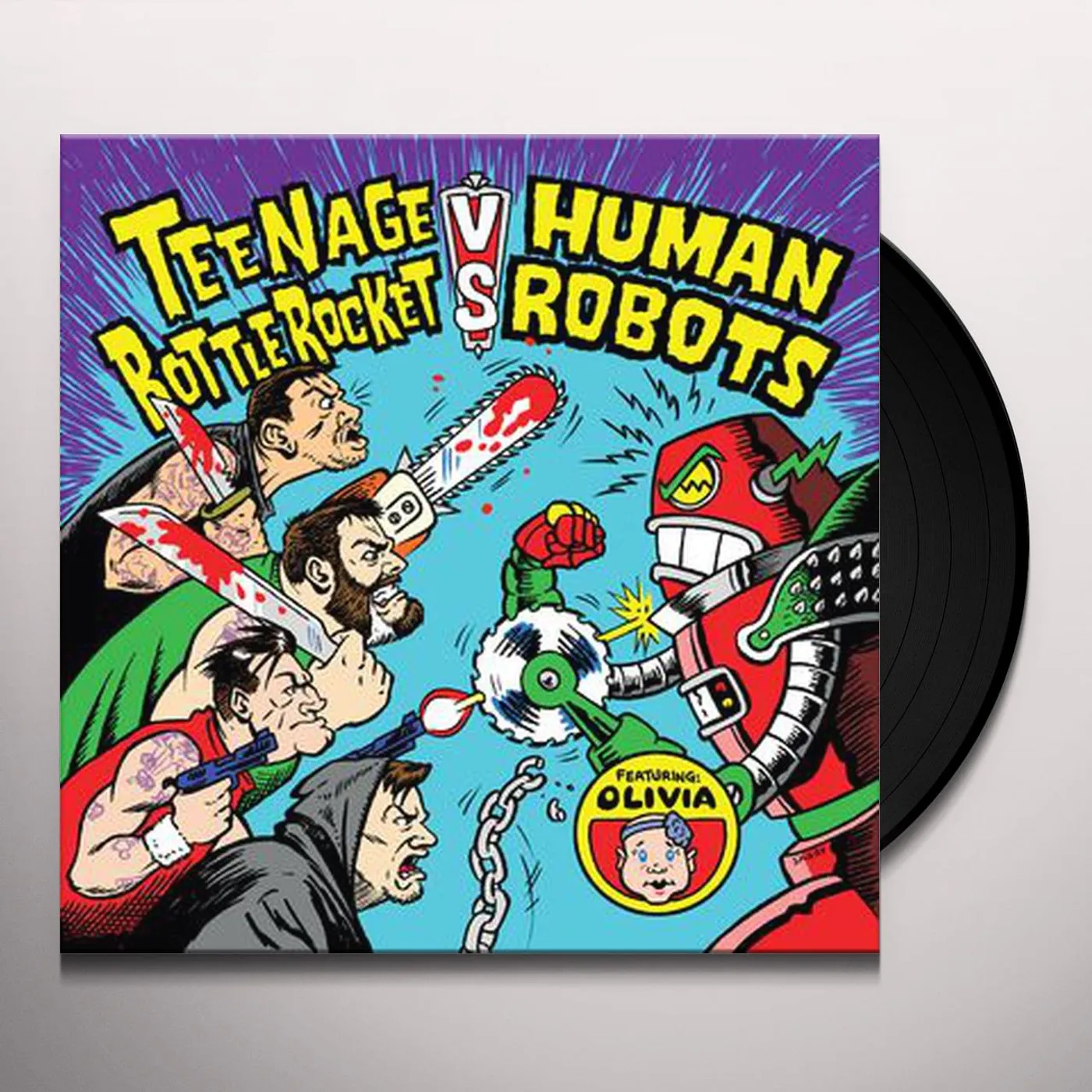 Teenage bottlerocket vs. human robots Vinyl Record