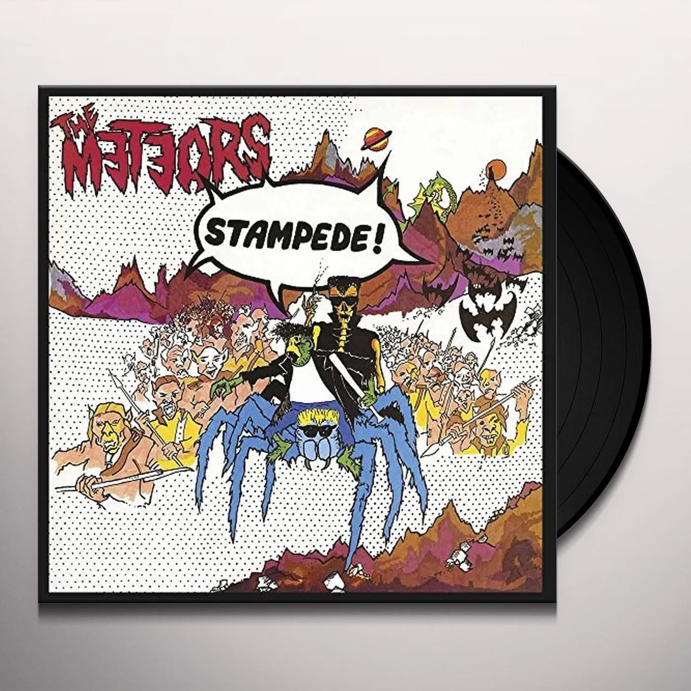 The Meteors STAMPEDE Vinyl Record