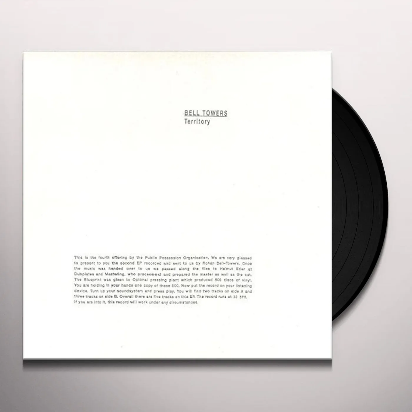 Bell Towers TERRITORY Vinyl Record