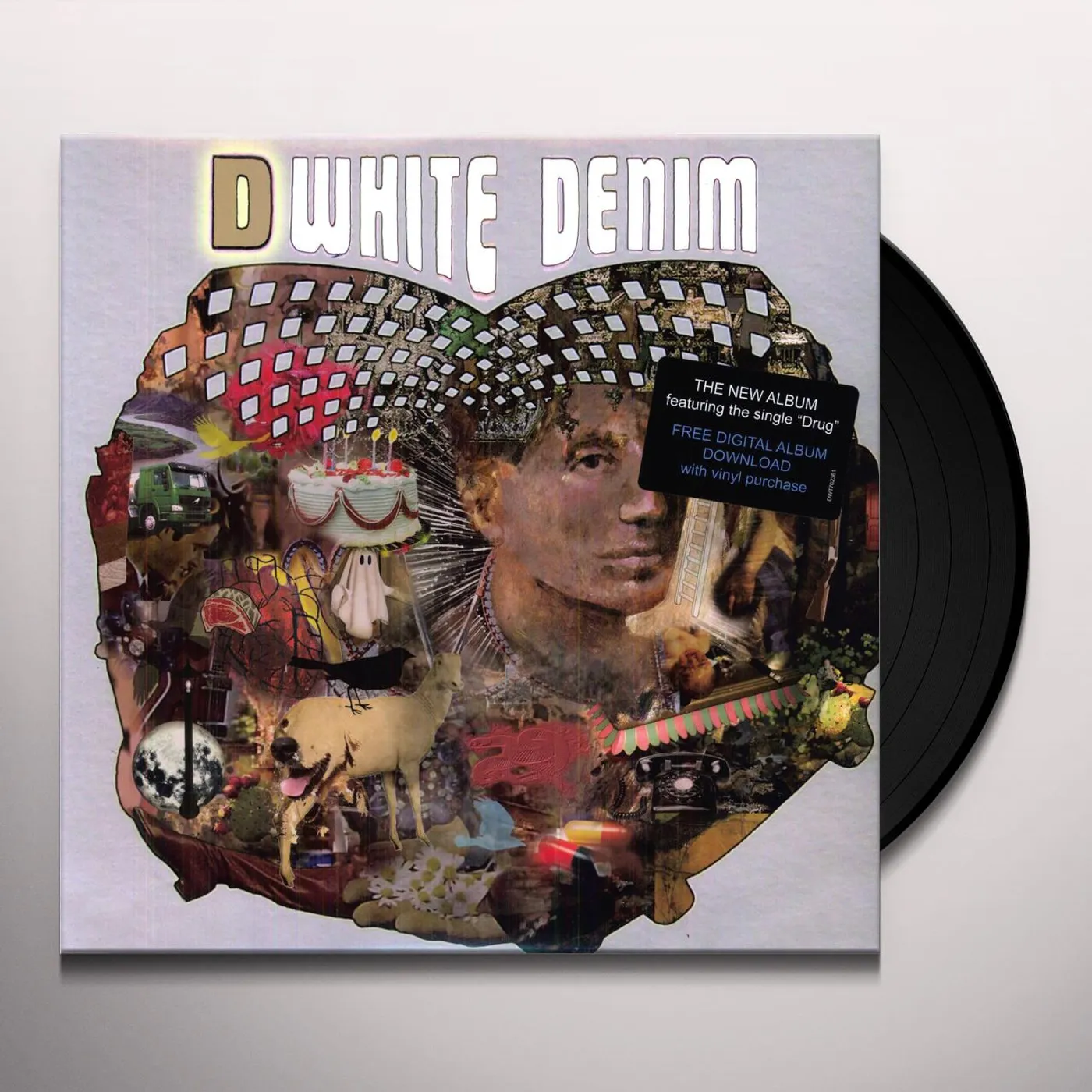 White Denim D Vinyl Record