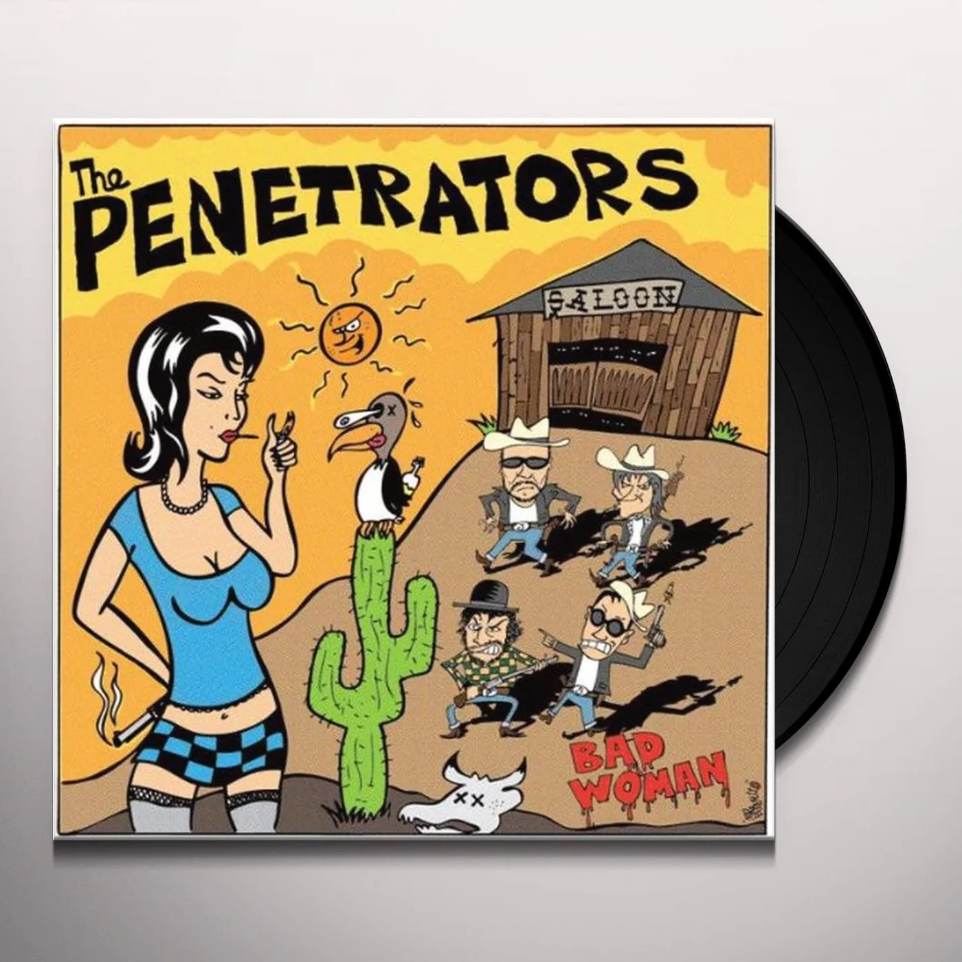 The Penetrators Bad Woman Vinyl Record
