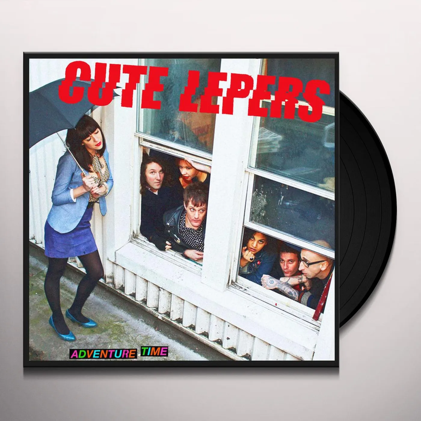 The Cute Lepers Adventure Time Vinyl Record