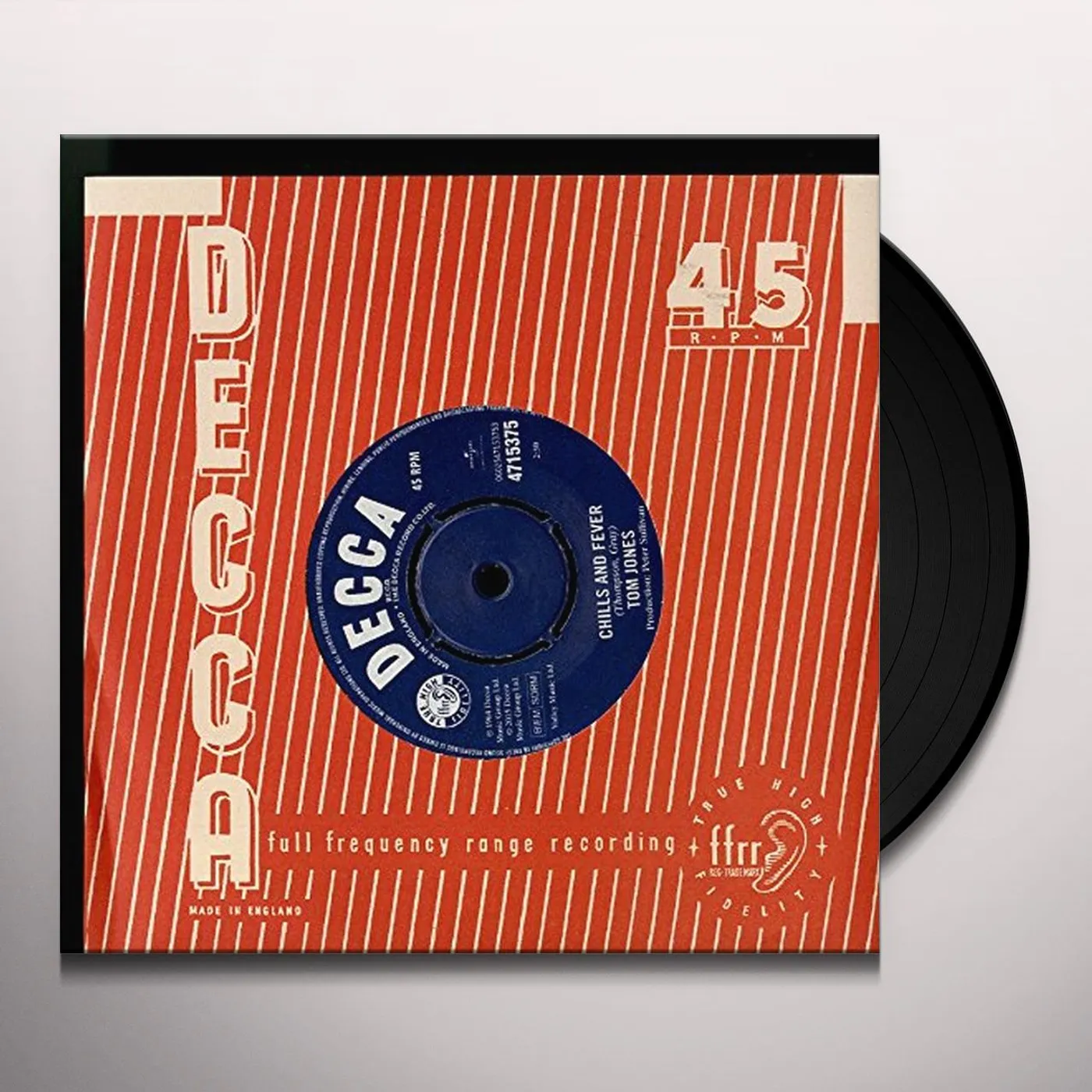 Tom Jones CHILL / FEVER / BREATHLESS Vinyl Record