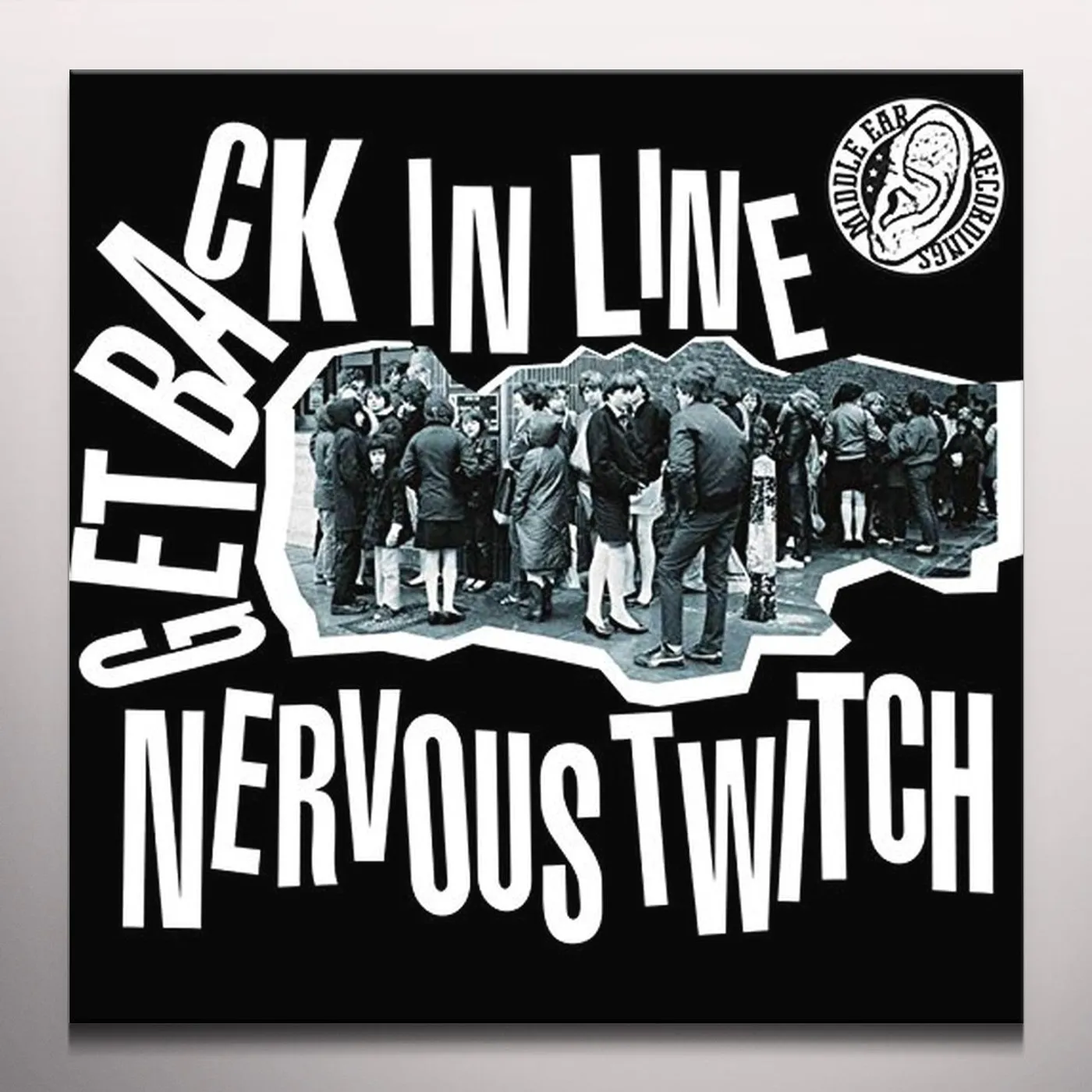 Nervous Twitch GET BACK IN LINE (OPAQUE RED) Vinyl Record
