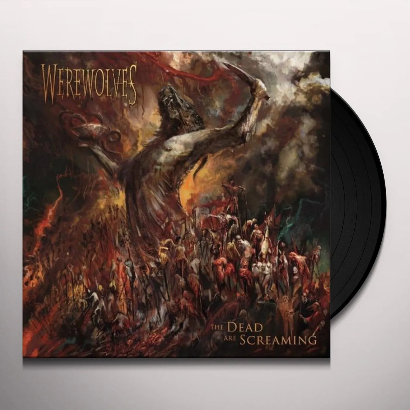 Werewolves DEAD ARE SCREAMING Vinyl Record