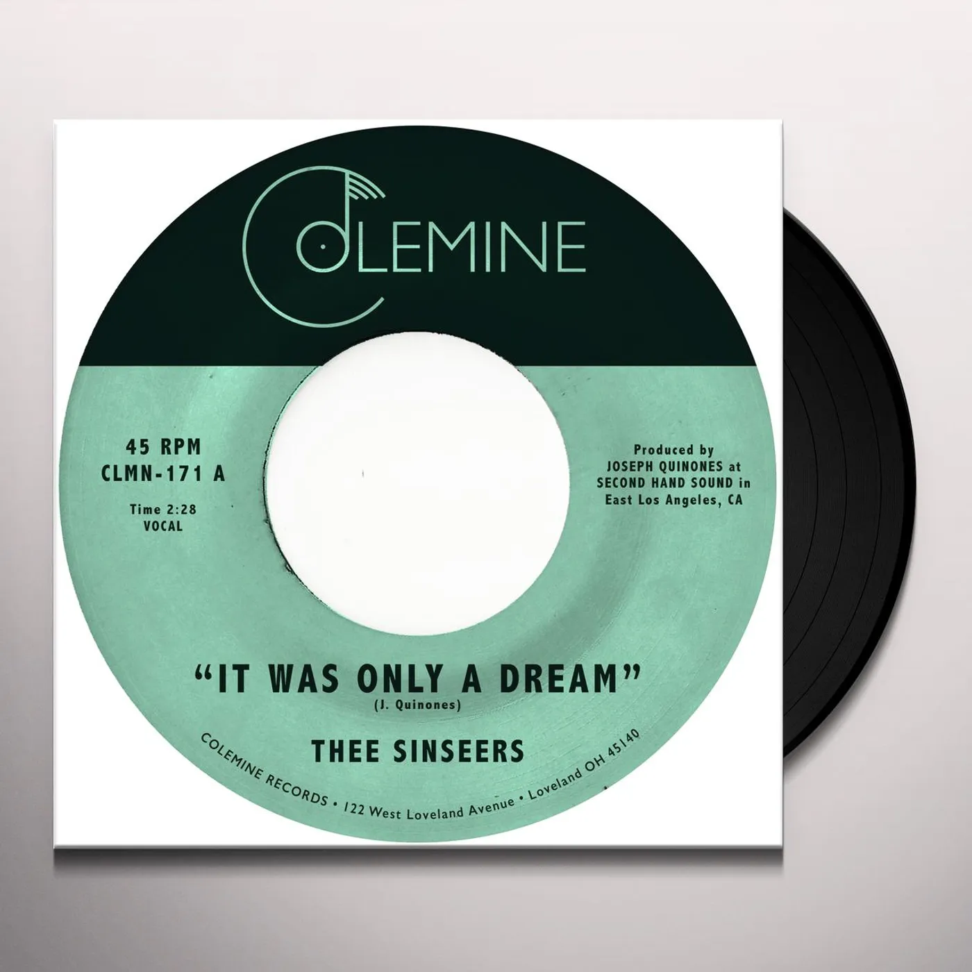 Thee Sinseers It Was Only a Dream Vinyl Record