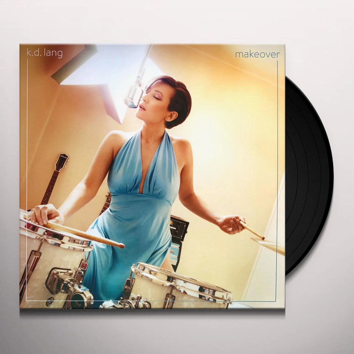 k.d. lang MAKEOVER (TRANSPARENT TURQUOISE VINYL) Vinyl Record