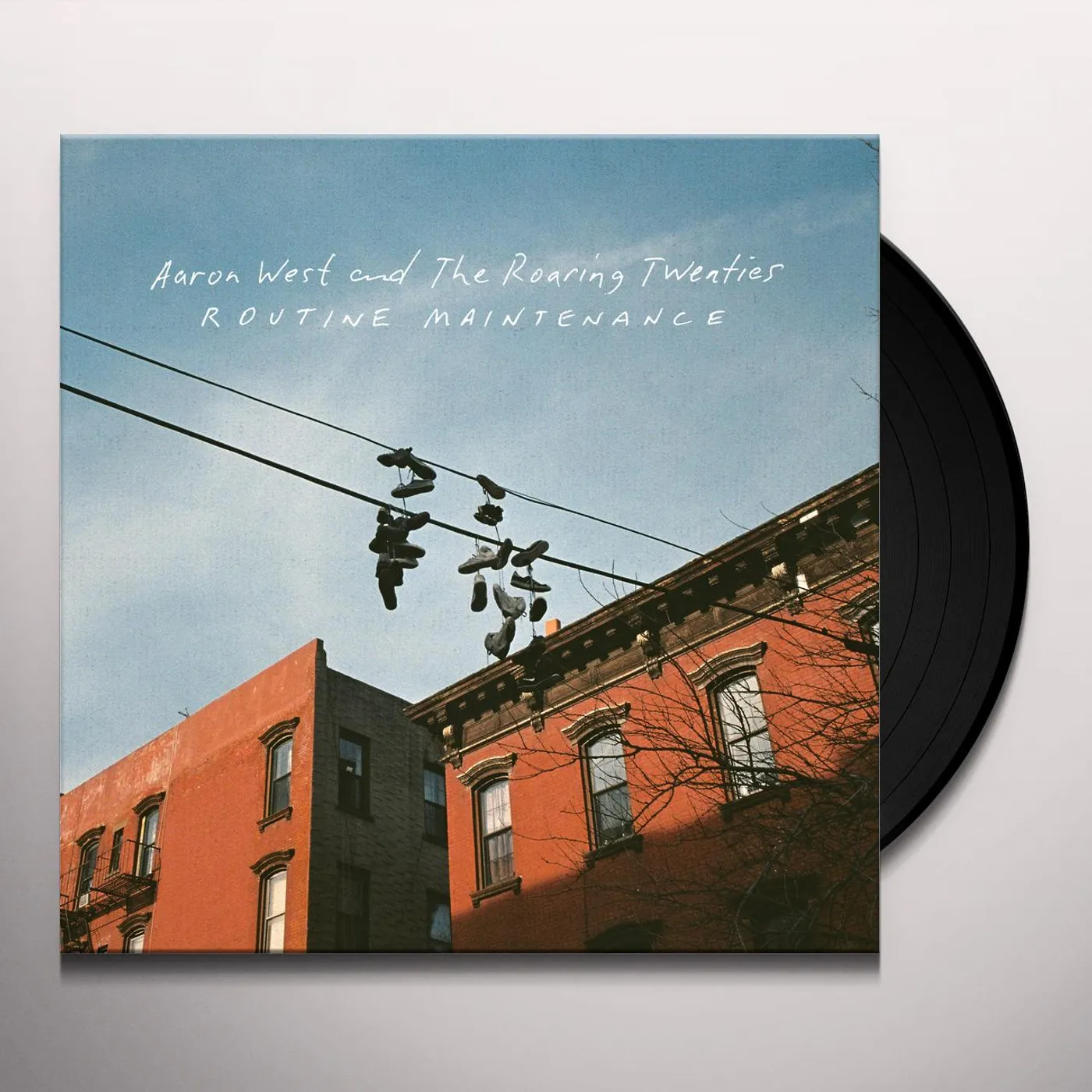 Aaron West and The Roaring Twenties ROUTINE MAINTENANCE (GRAY) Vinyl Record - Gray Vinyl, Digital Download Included