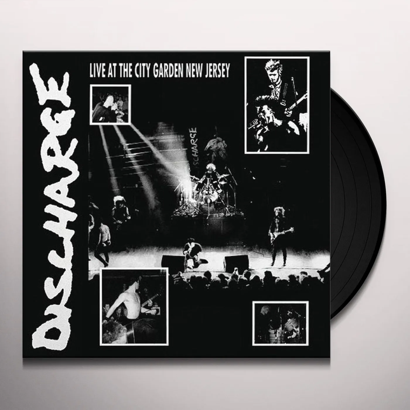 Discharge LIVE AT CITY GARDEN NEW JERSEY Vinyl Record