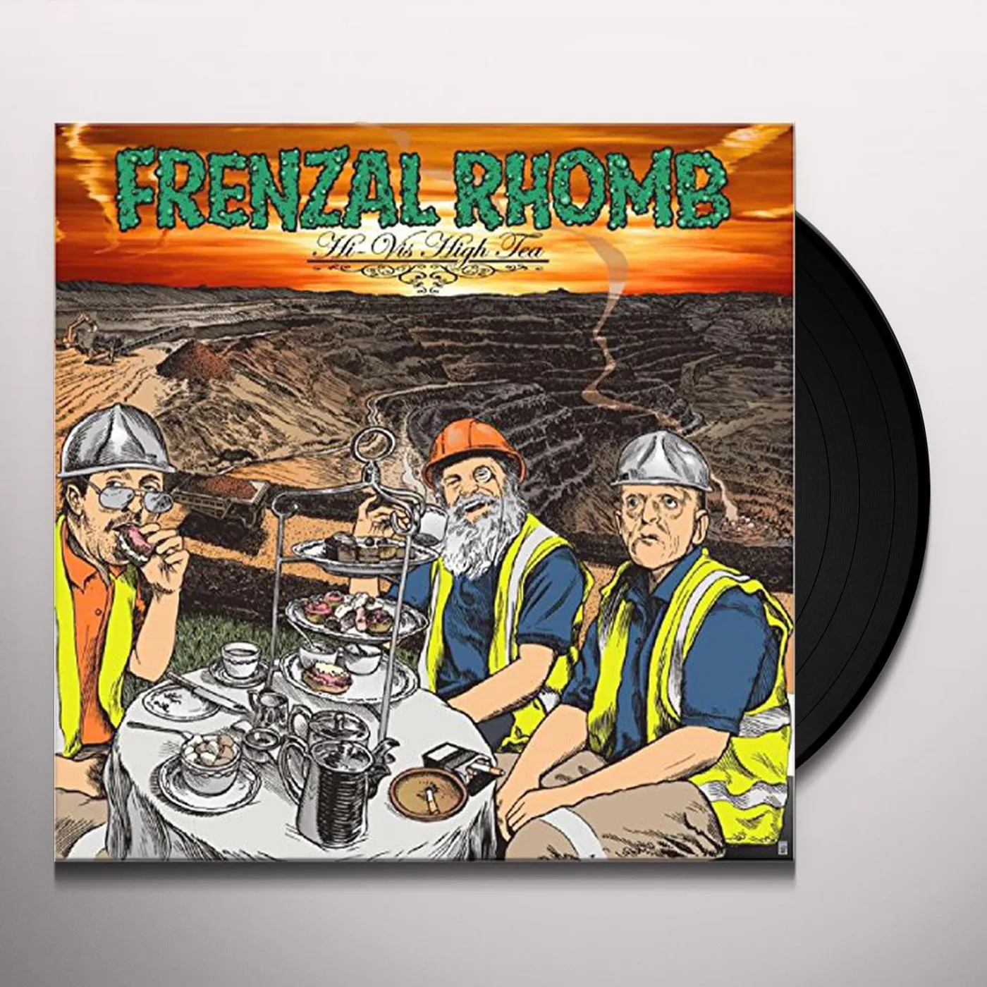Frenzal Rhomb HI-VIS HIGH TEA (TRANSPARENT ORANGE VINYL) Vinyl Record