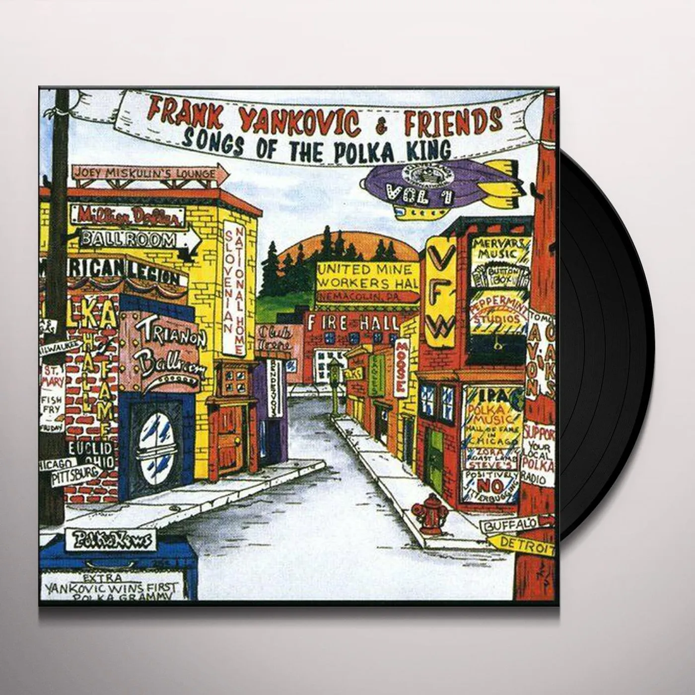 FRANK YANKOVIC & FRIENDS: SONGS OF THE POLKA KING Vinyl Record