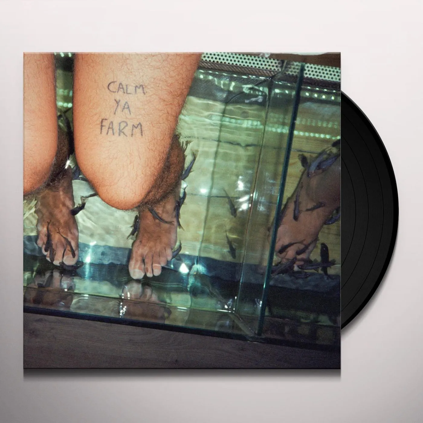 The Murlocs CALM YA FARM (BIBLE BASHER EDITION) (BONE & OLIVE GREEN VINYL) Vinyl Record