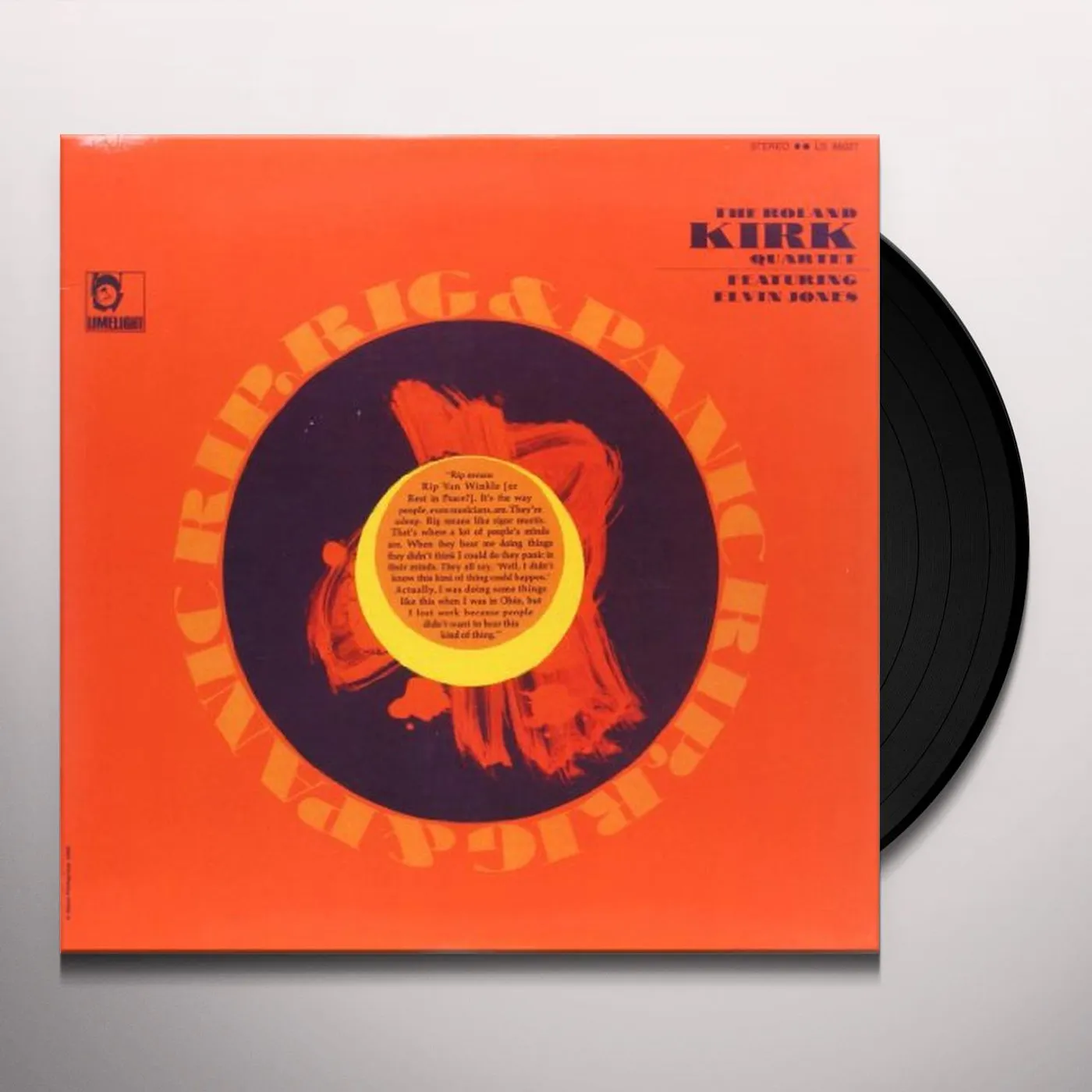 Roland Kirk RIP RIG & PANIC Vinyl Record