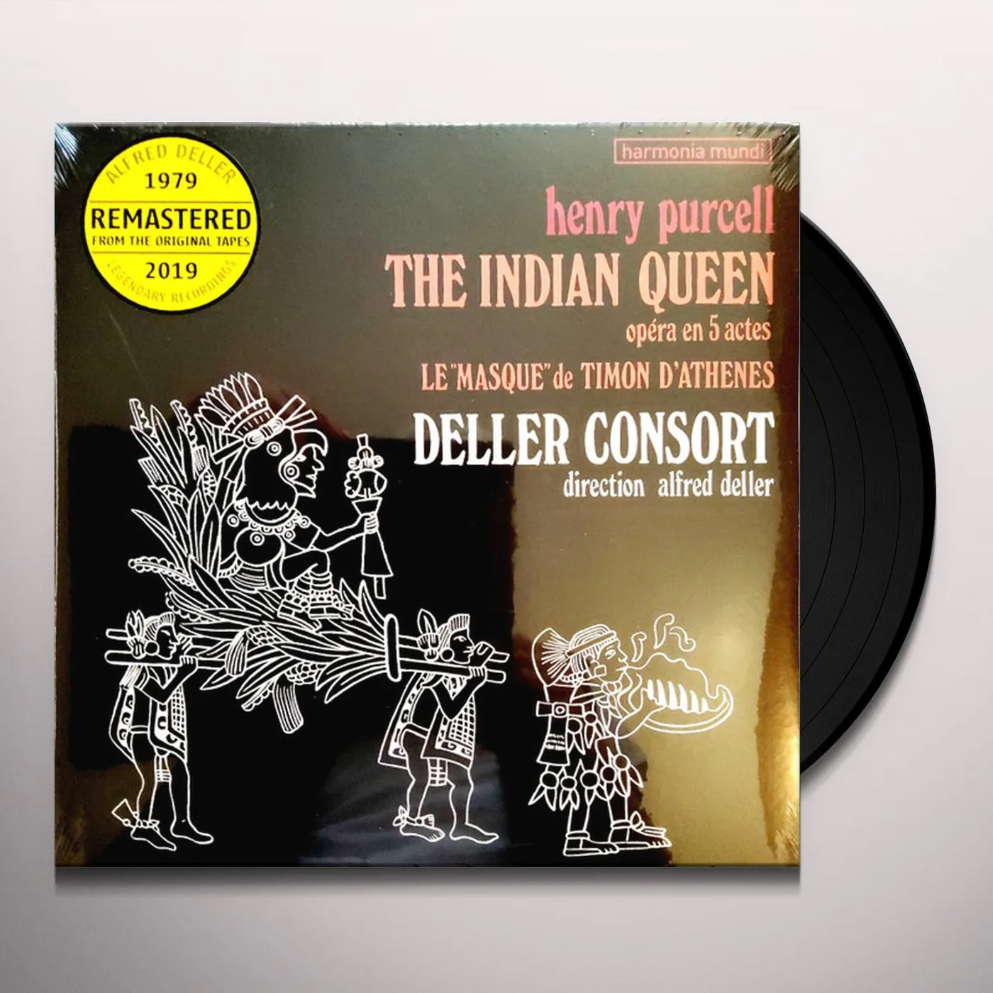 Purcell / Alfred Deller INDIAN QUEEN Vinyl Record