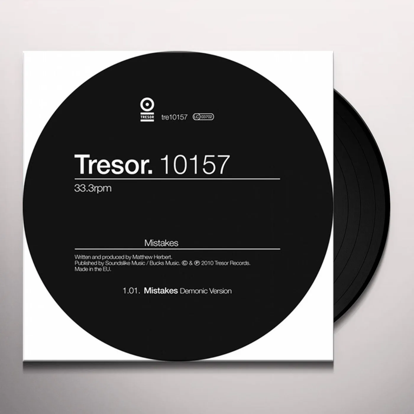 Matthew Herbert Mistakes Vinyl Record