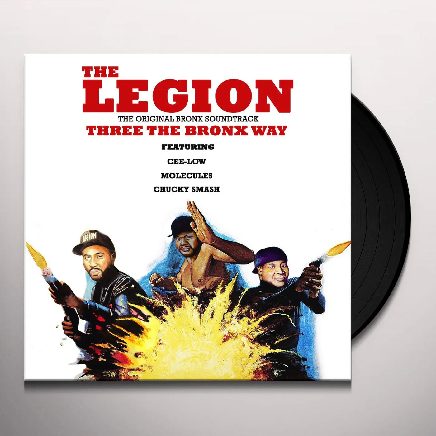 Legion THREE THE BRONX WAY Vinyl Record