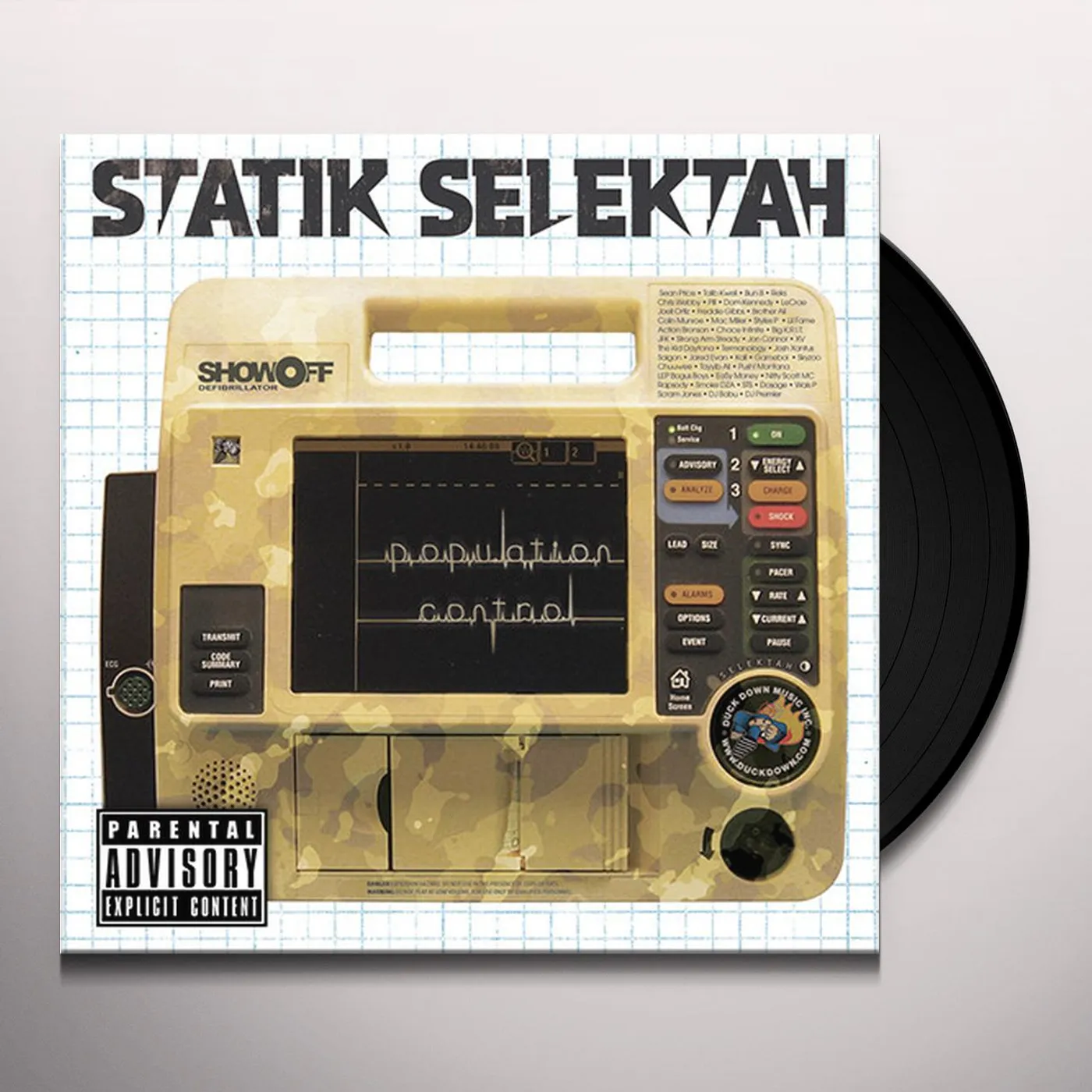 Statik Selektah Population Control Vinyl Record