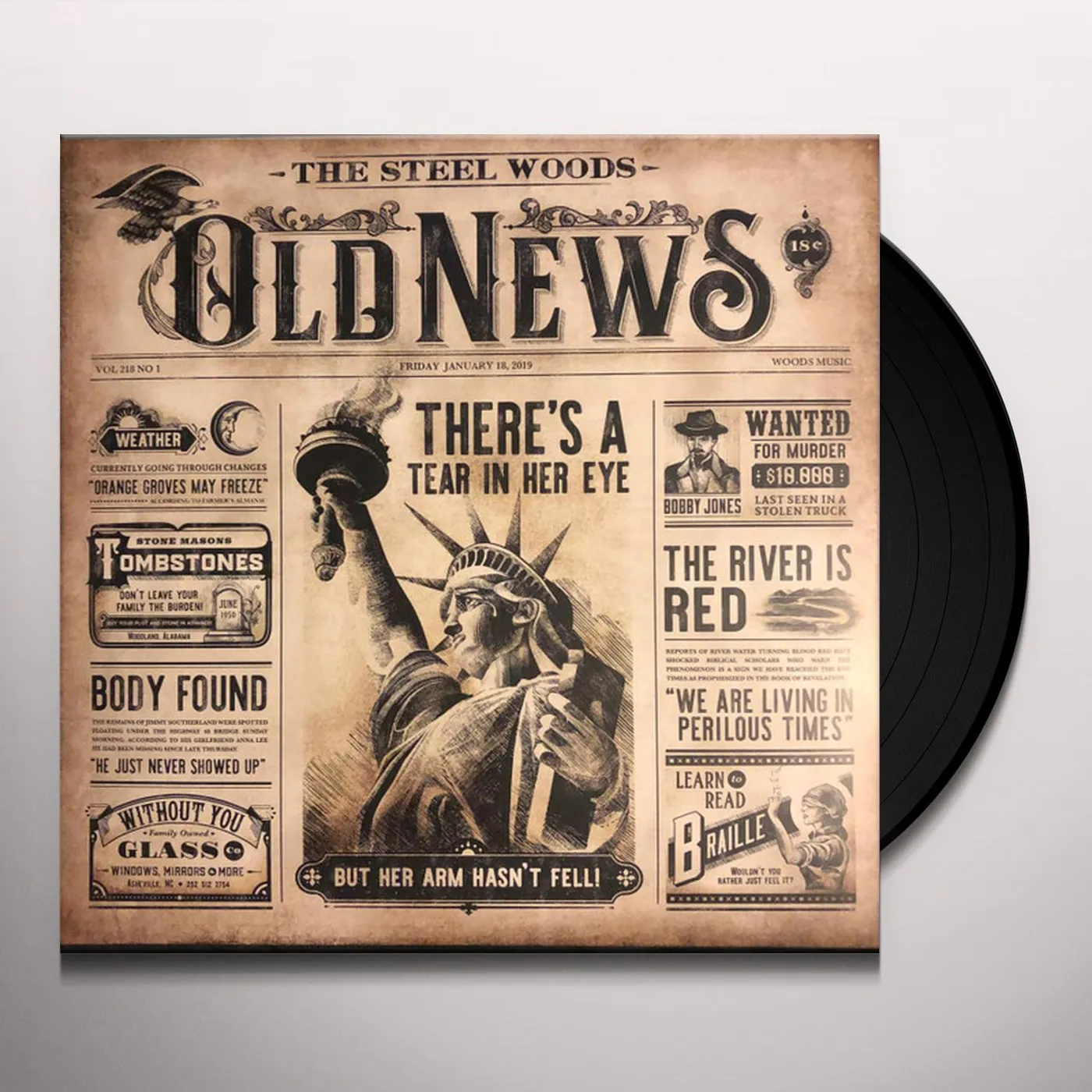 The Steel Woods Old News Vinyl Record