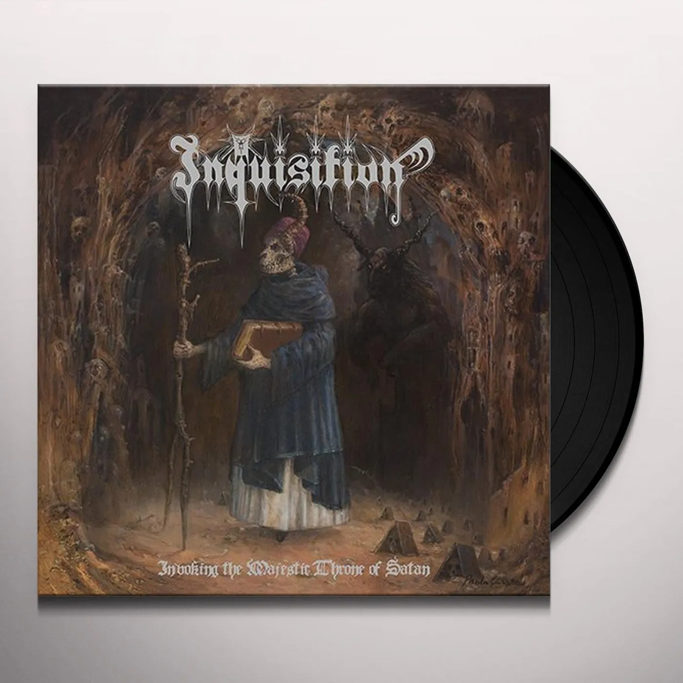 Inquisition Invoking the Majestic Throne of Satan Vinyl Record