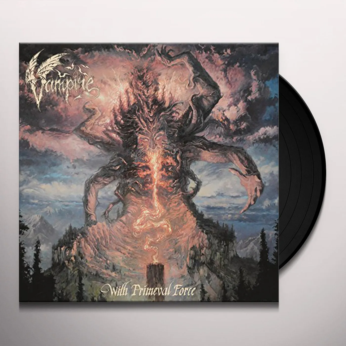 Vampire WITH PRIMEVAL FORCE (BLUE VINYL) Vinyl Record