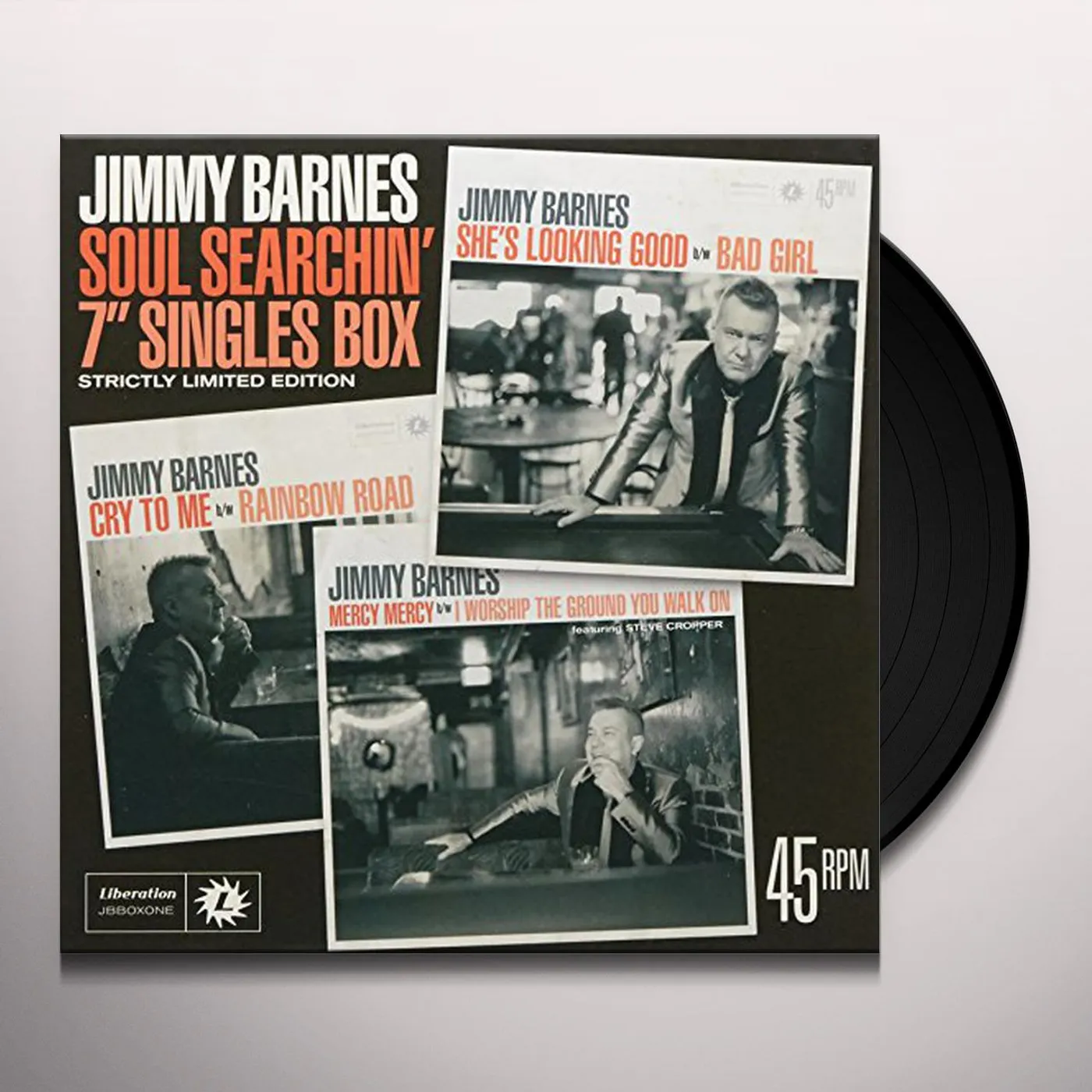 Jimmy Barnes SOUL SEARCHIN: 7IN SINGLES BOX Vinyl Record