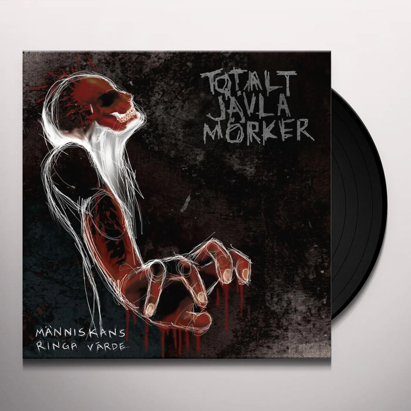 Totalt Jävla Mörker MANNISKANS RINGA VARDE Vinyl Record
