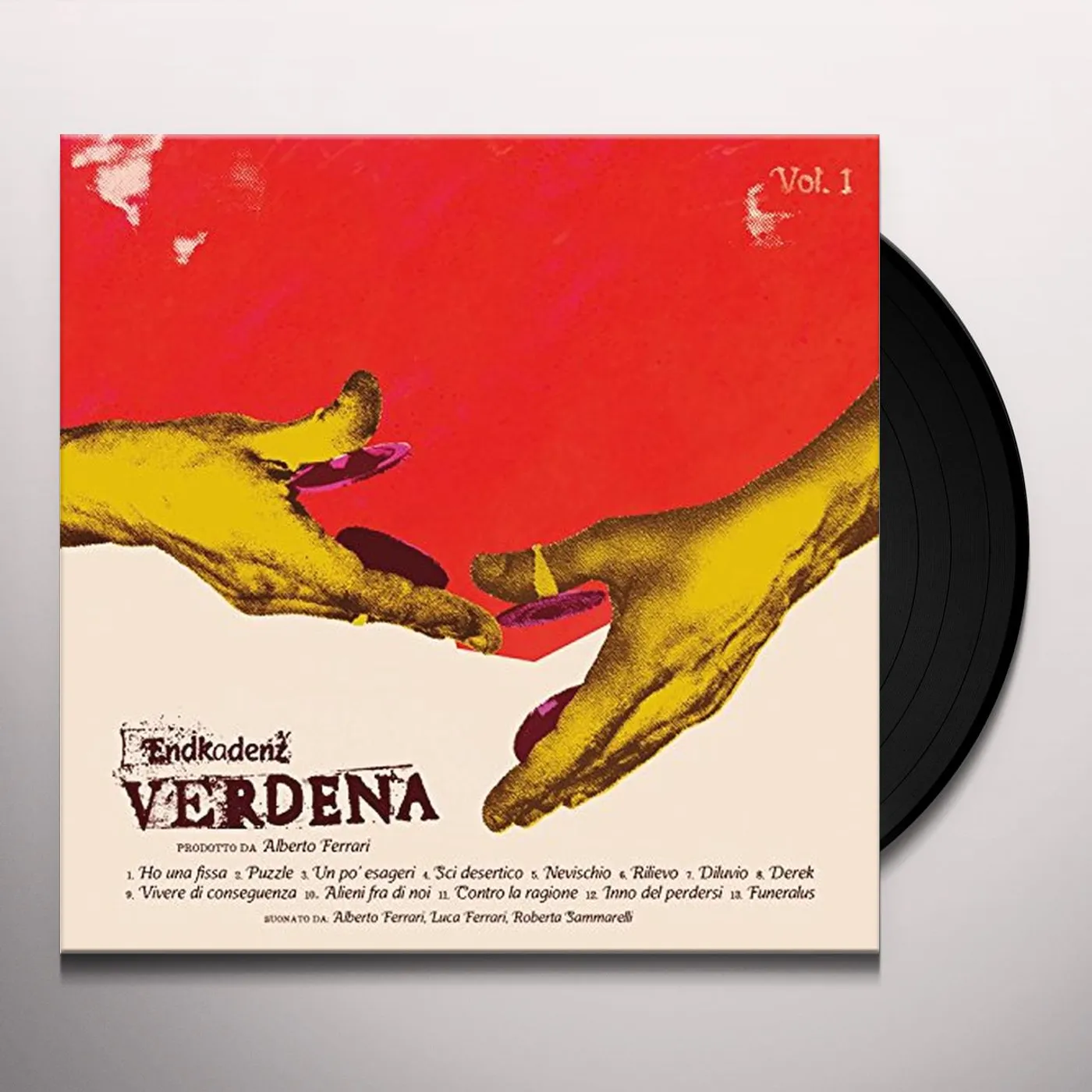 Verdena ENDKADENZ VOL. 1 Vinyl Record - Italy Release