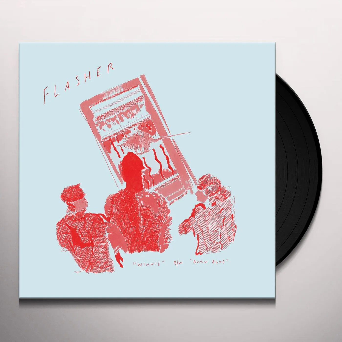 Flasher WINNIE / BURN BLUE Vinyl Record