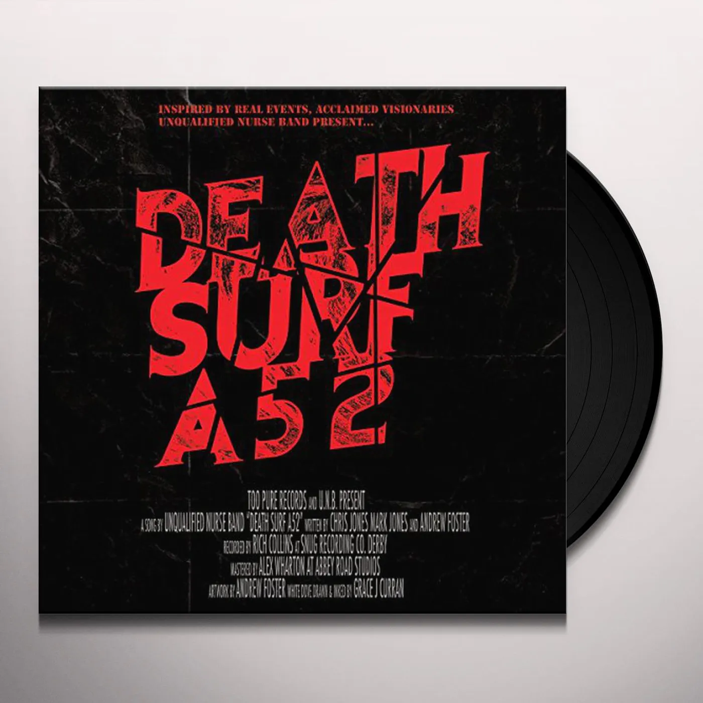 Unqualified Nurse Band Death Surf A52 Vinyl Record