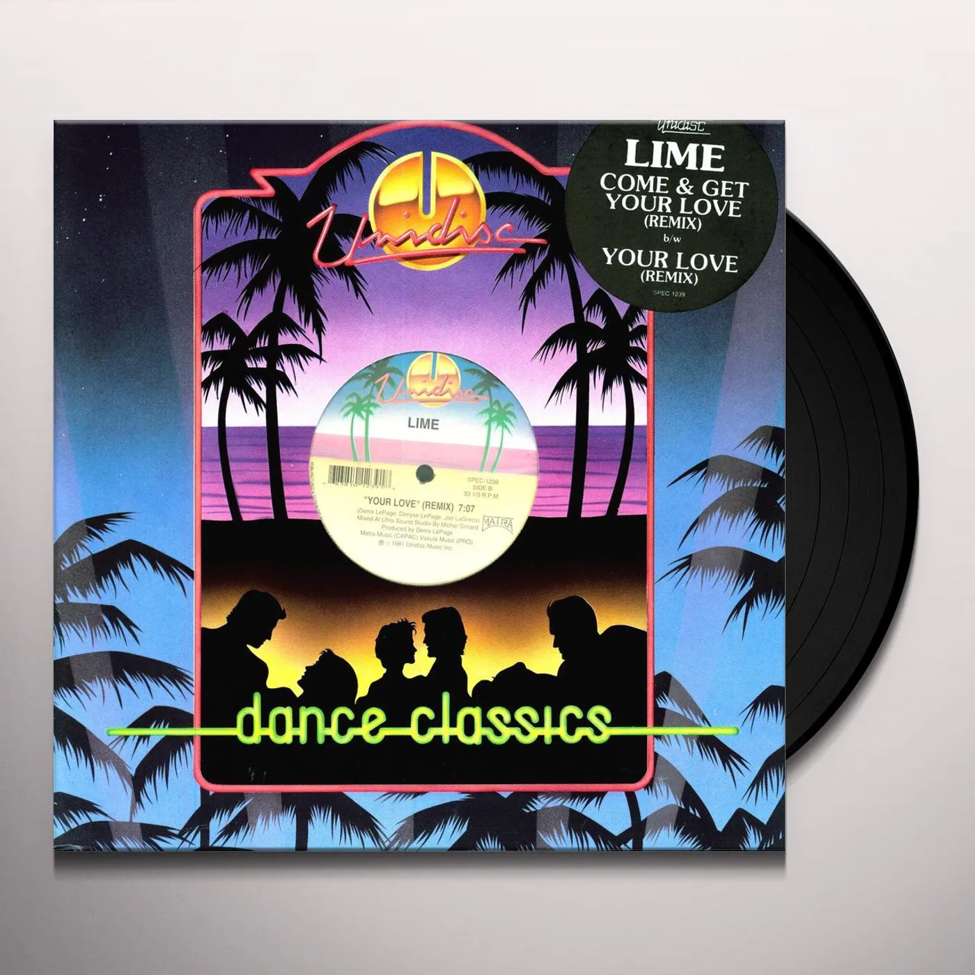 Lime COME & GET YOUR LOVE Vinyl Record