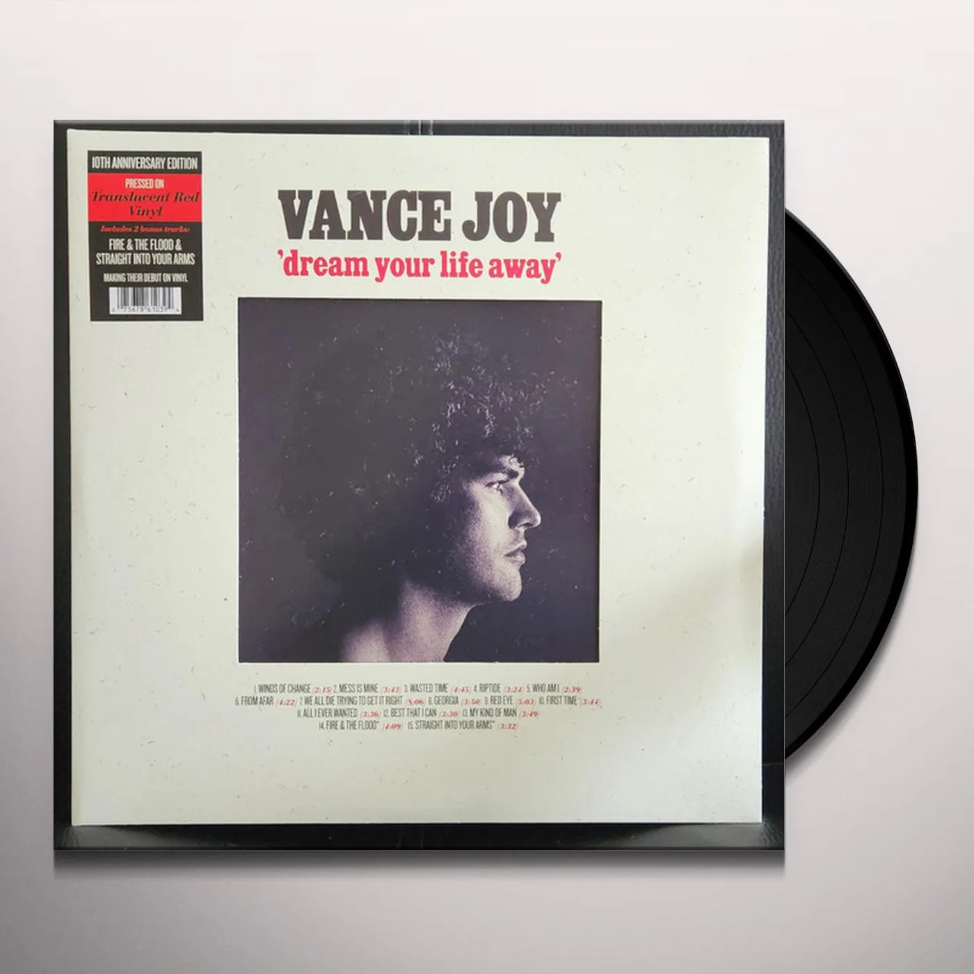 Vance Joy DREAM YOUR LIFE AWAY (10TH ANNIVERSARY/TRANSLUCENT RED VINYL) Vinyl Record