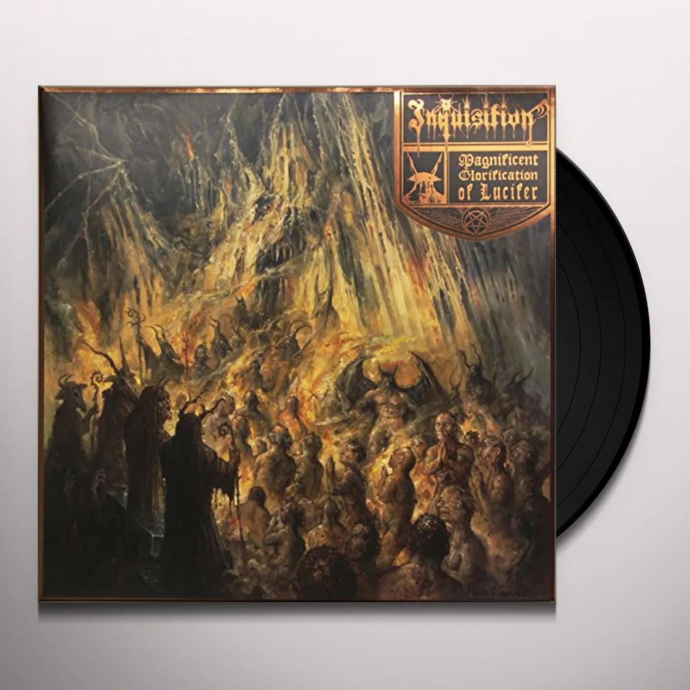 Inquisition MAGNIFICENT GLORIFICATION OF LUCIFER (GREY VINYL) Vinyl Record
