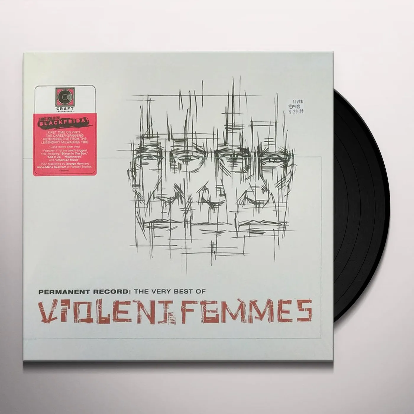 PERMANENT RECORD: THE VERY BEST OF VIOLENT FEMMES (COKE BOTTLE CLEAR VINYL/2LP) Vinyl Record