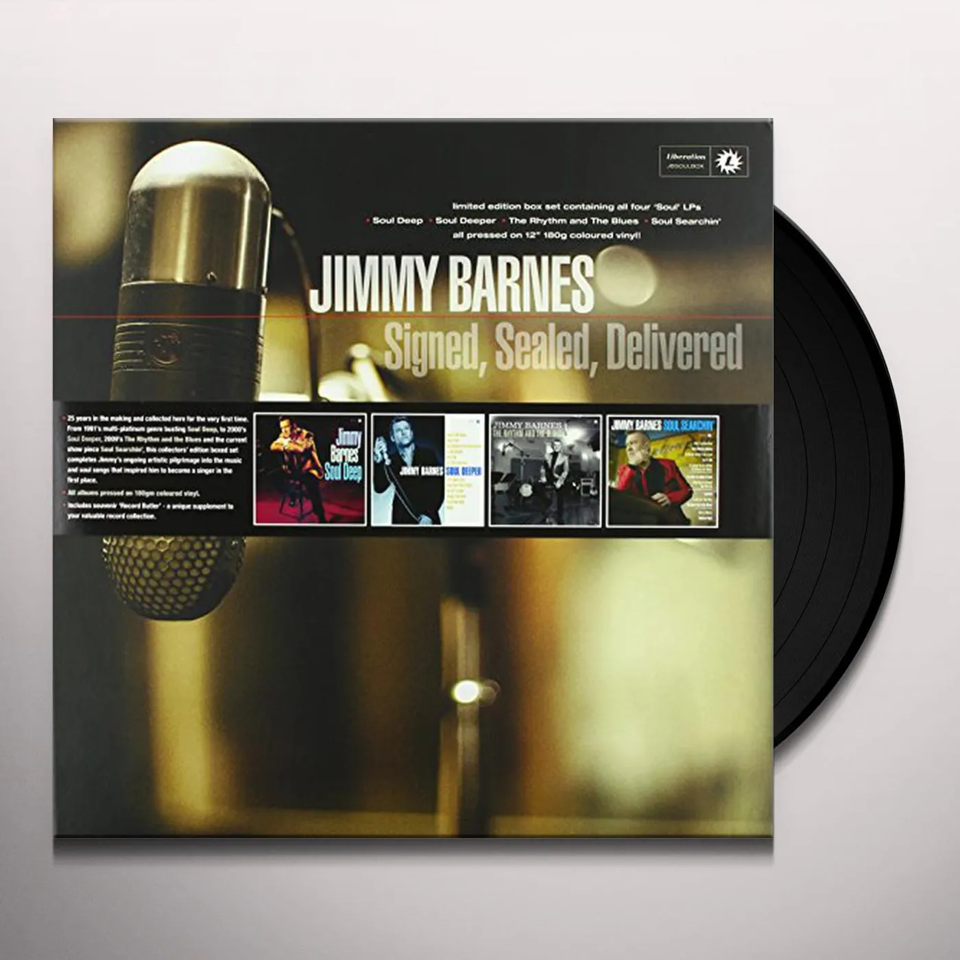 Jimmy Barnes SIGNED SEALED DELIVERED Vinyl Record