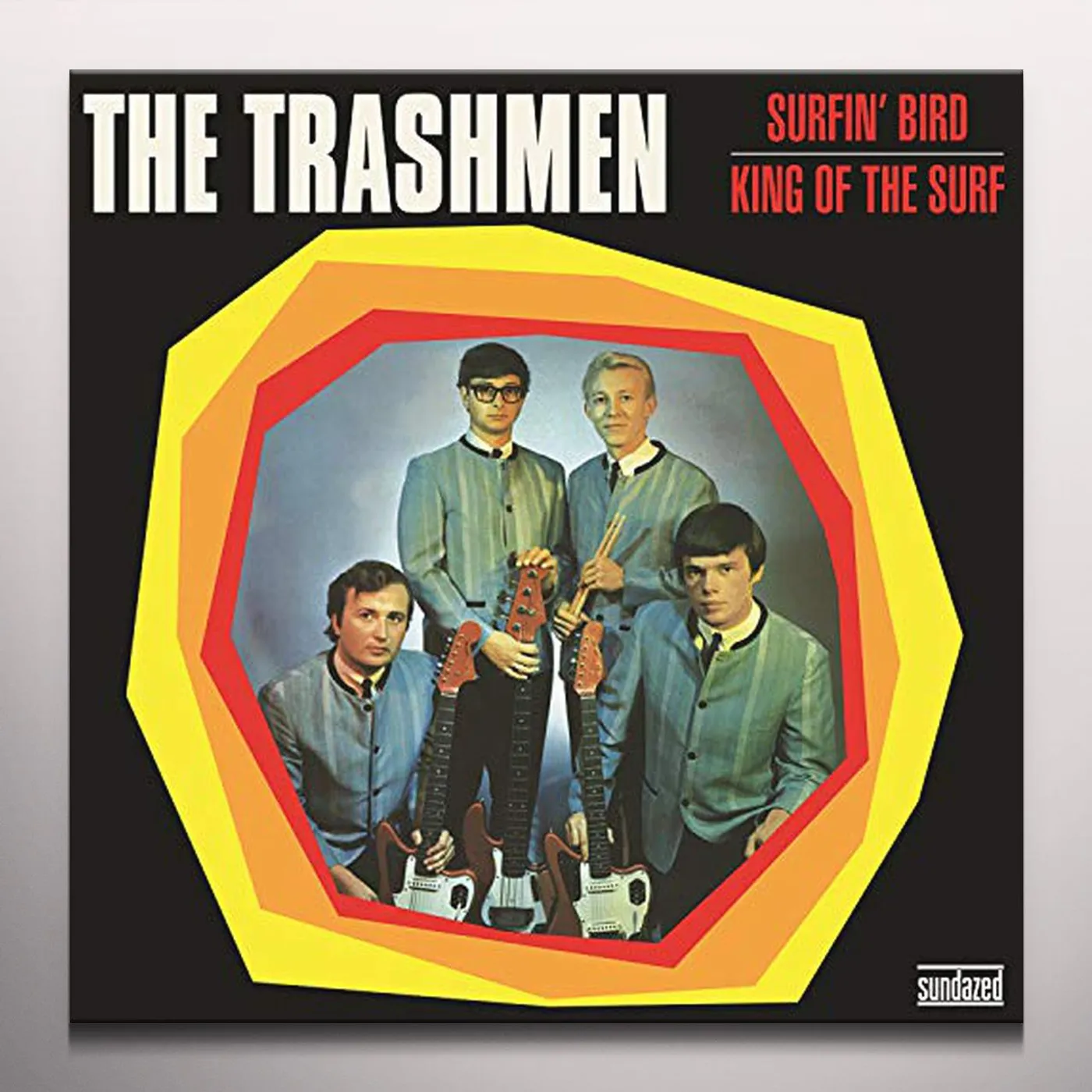 The Trashmen SURFIN' BIRD / KING OF THE SURF - Limited Edition Gold Colored Vinyl Record