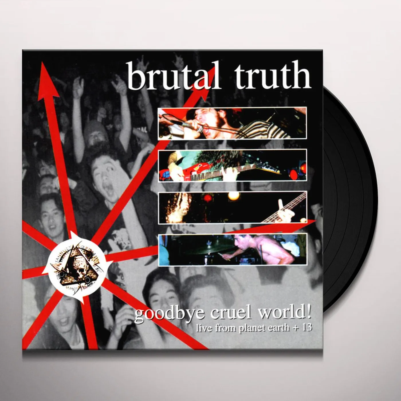 Brutal Truth Goodbye Cruel World Vinyl Record