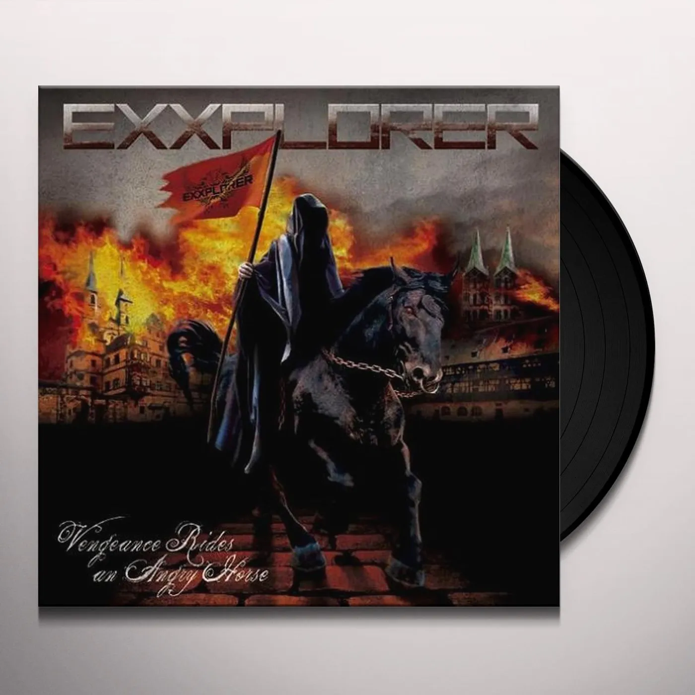 Exxplorer Vengeance Rides an Angry Horse Vinyl Record