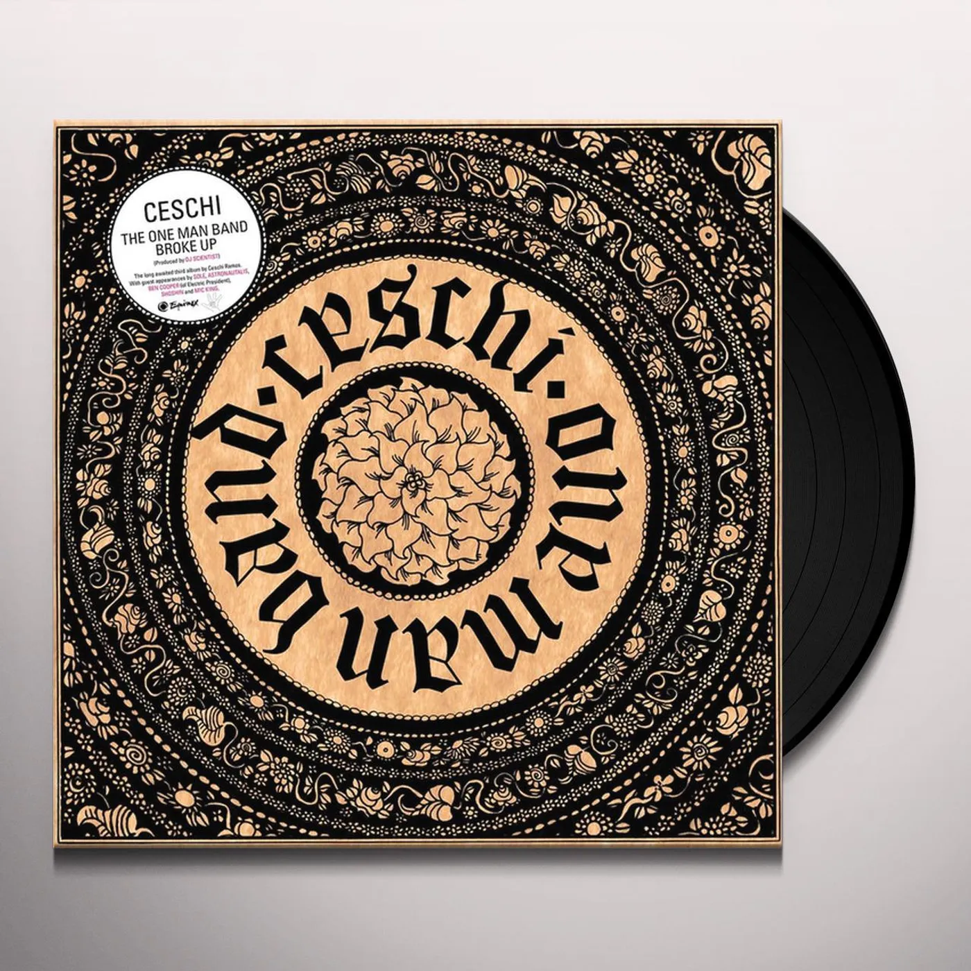 Ceschi ONE MAN BAND BROKE UP Vinyl Record