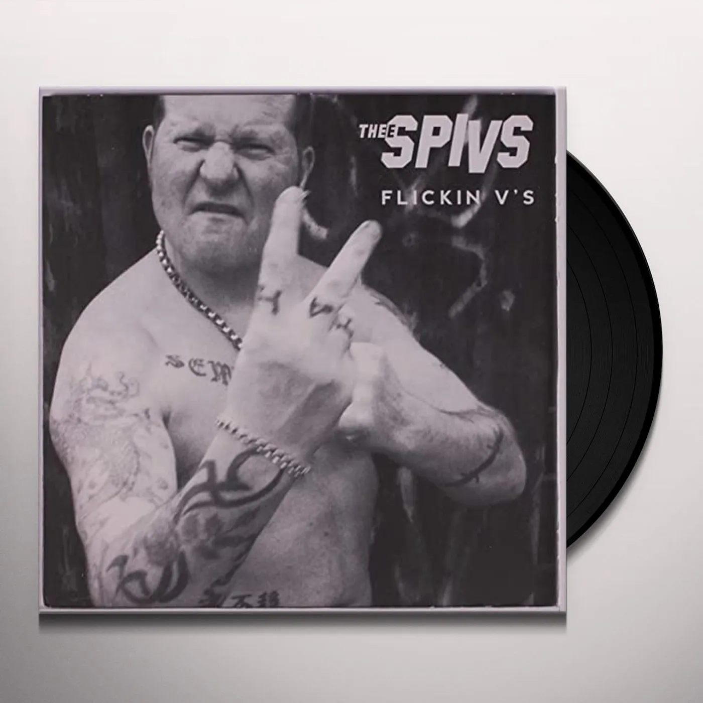 Thee Spivs FLICKIN V'S / SAFETY PIN STUCK IN MY HEART Vinyl Record