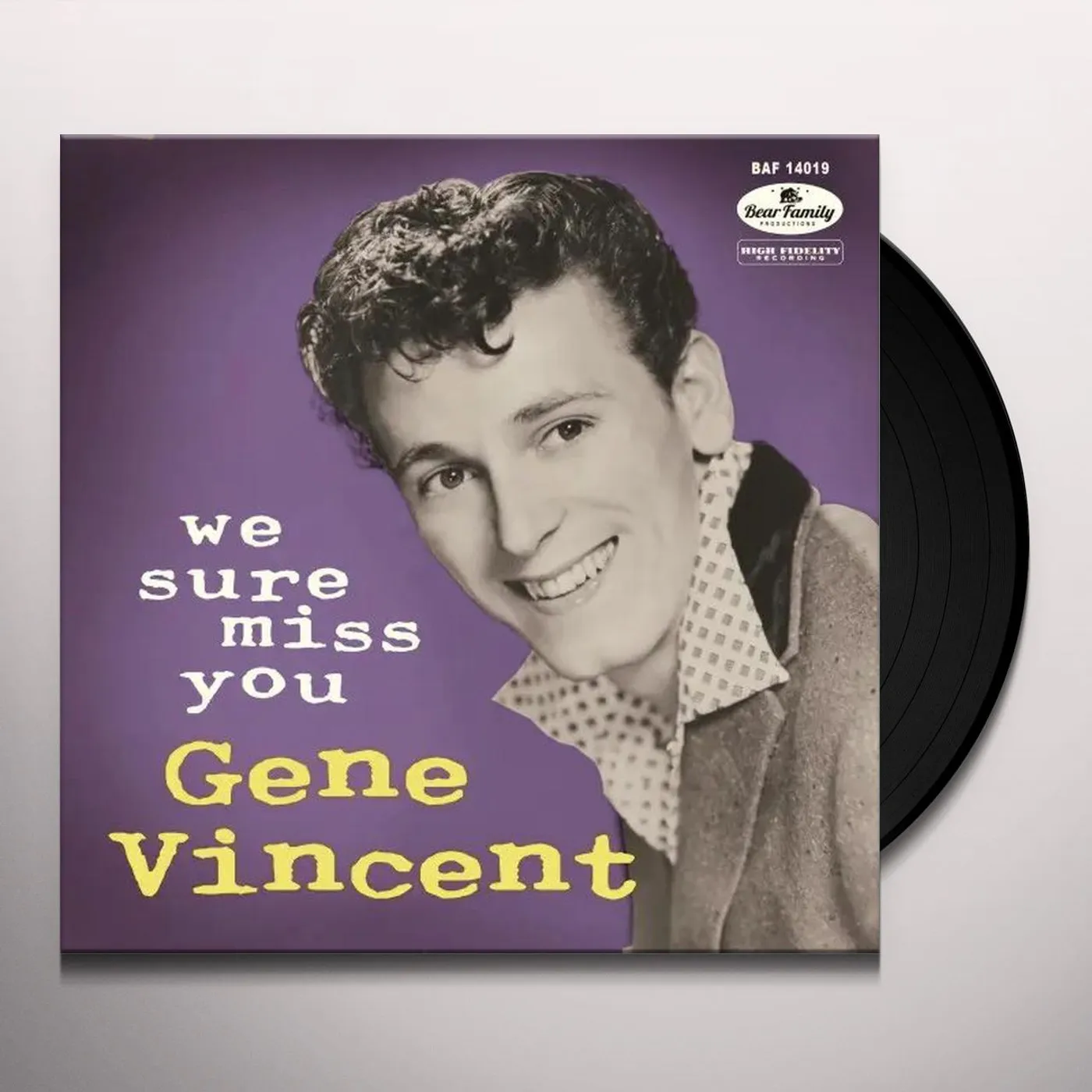 Gene Vincent WE SURE MISS YOU Vinyl Record